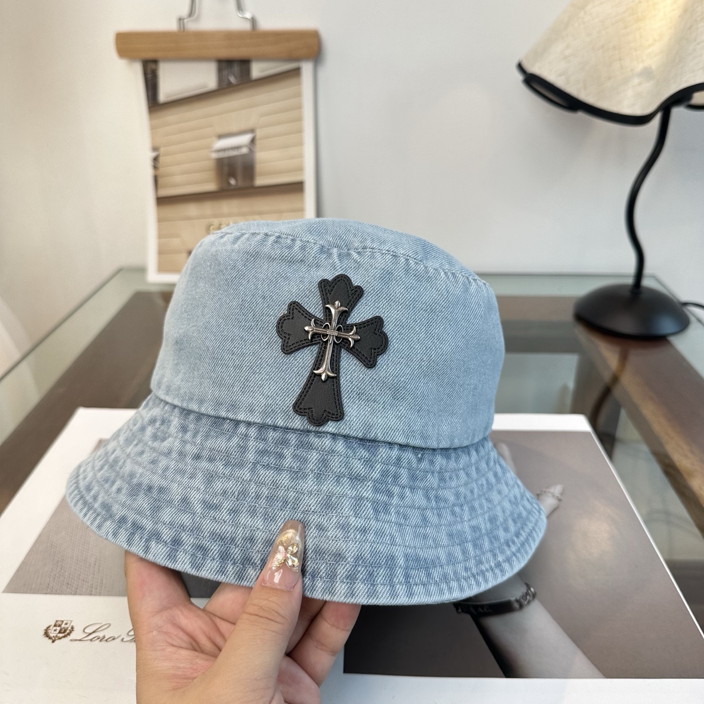 Chrome Hearts 克罗心 十字架 渔夫帽，男女同款。