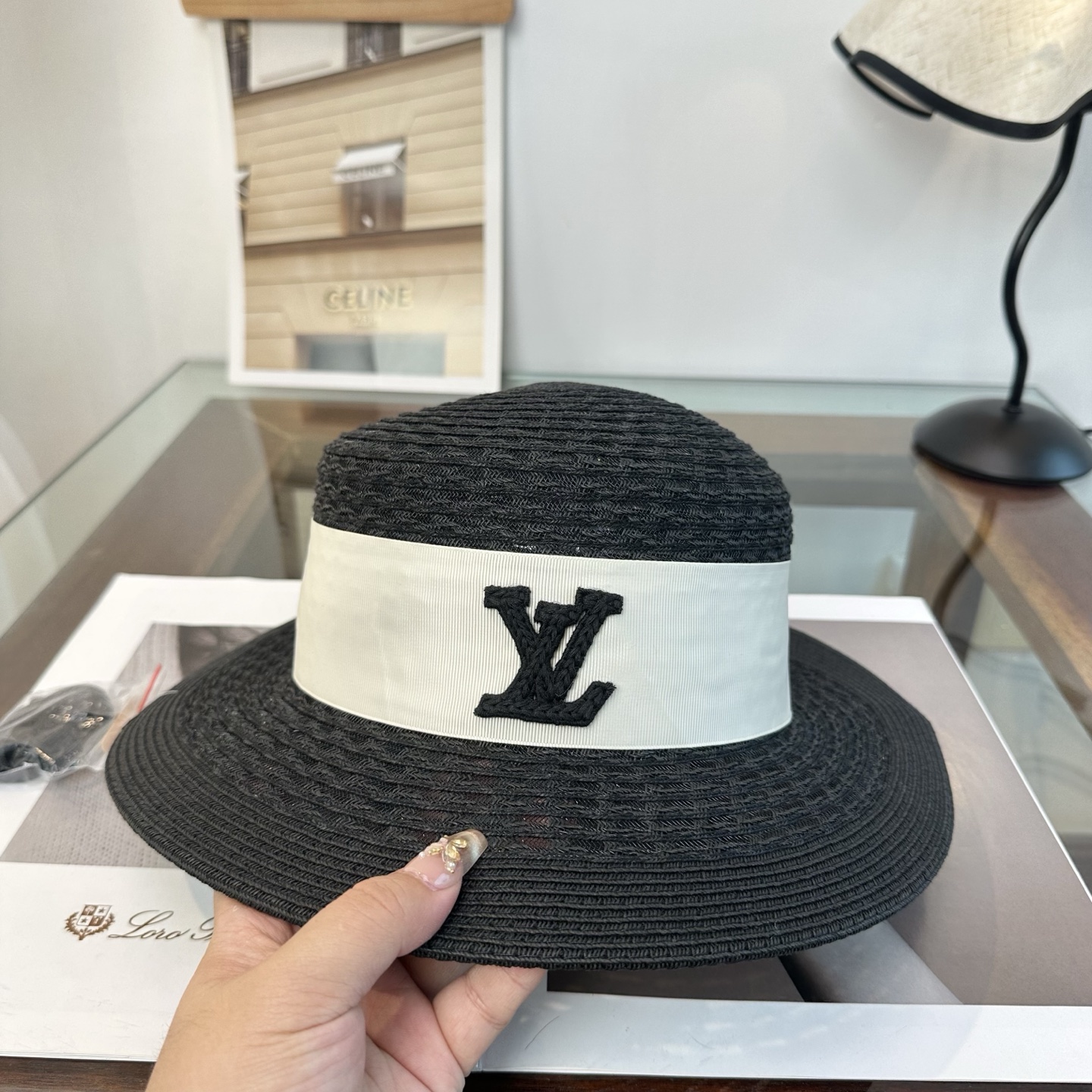 LV路易威登 2026新款平顶草帽 夏天海边首选～新款材质编织而成～质感满分💯