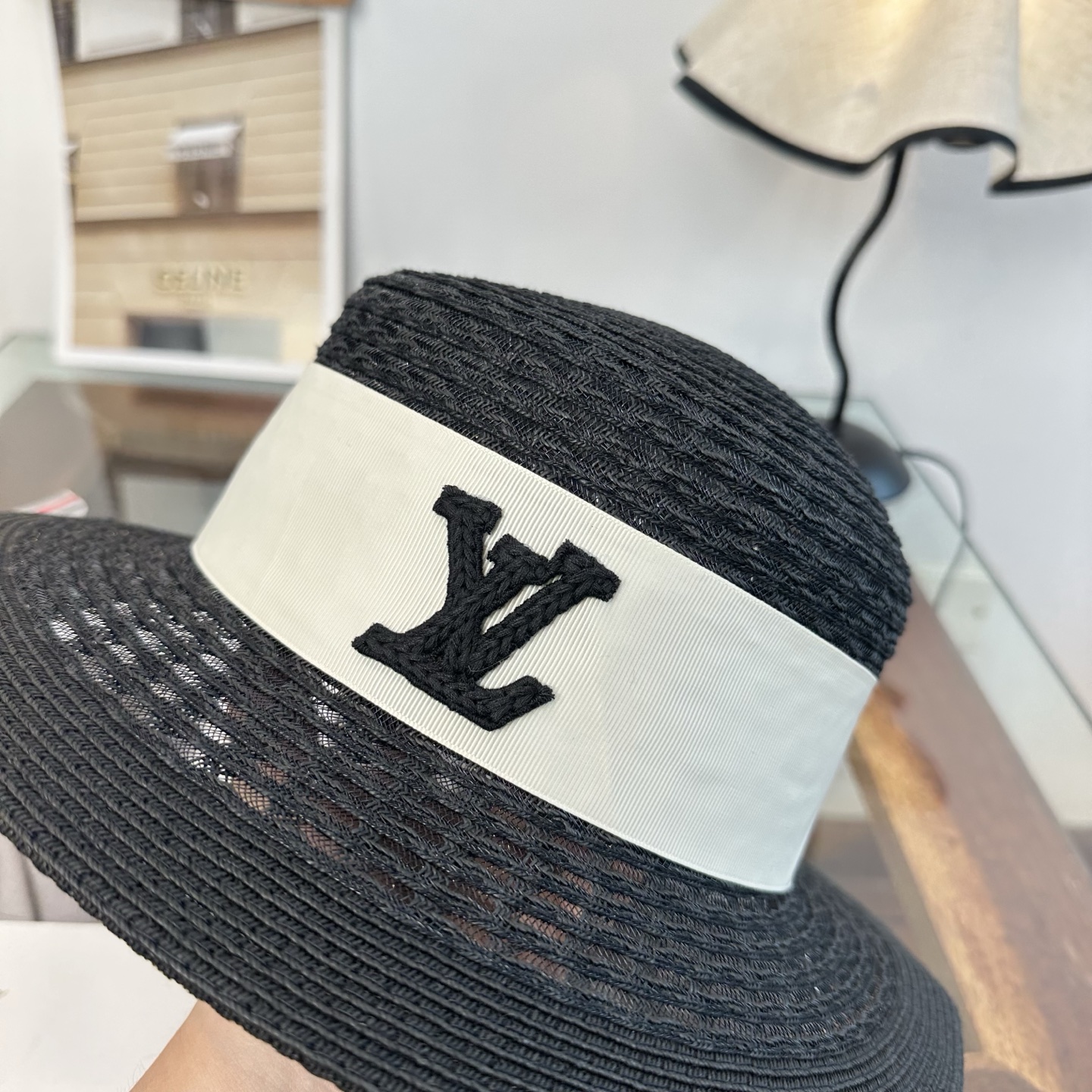 LV路易威登 2026新款平顶草帽 夏天海边首选～新款材质编织而成～质感满分💯