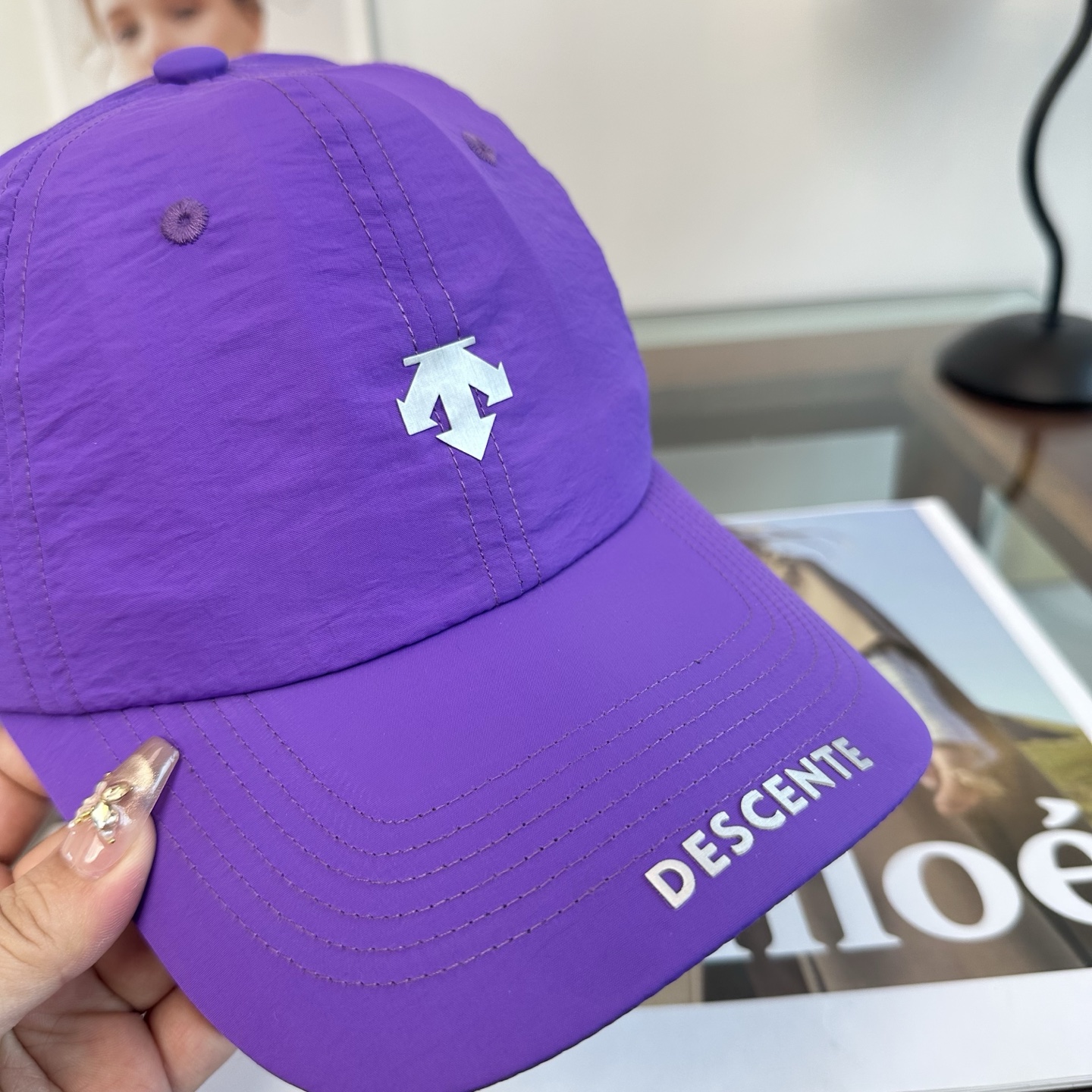 DESCENTE 潮牌棒球帽 简单休闲风的棒球帽 减龄百搭 适配度很高！简单随性~出街拍照拗造型非常加分