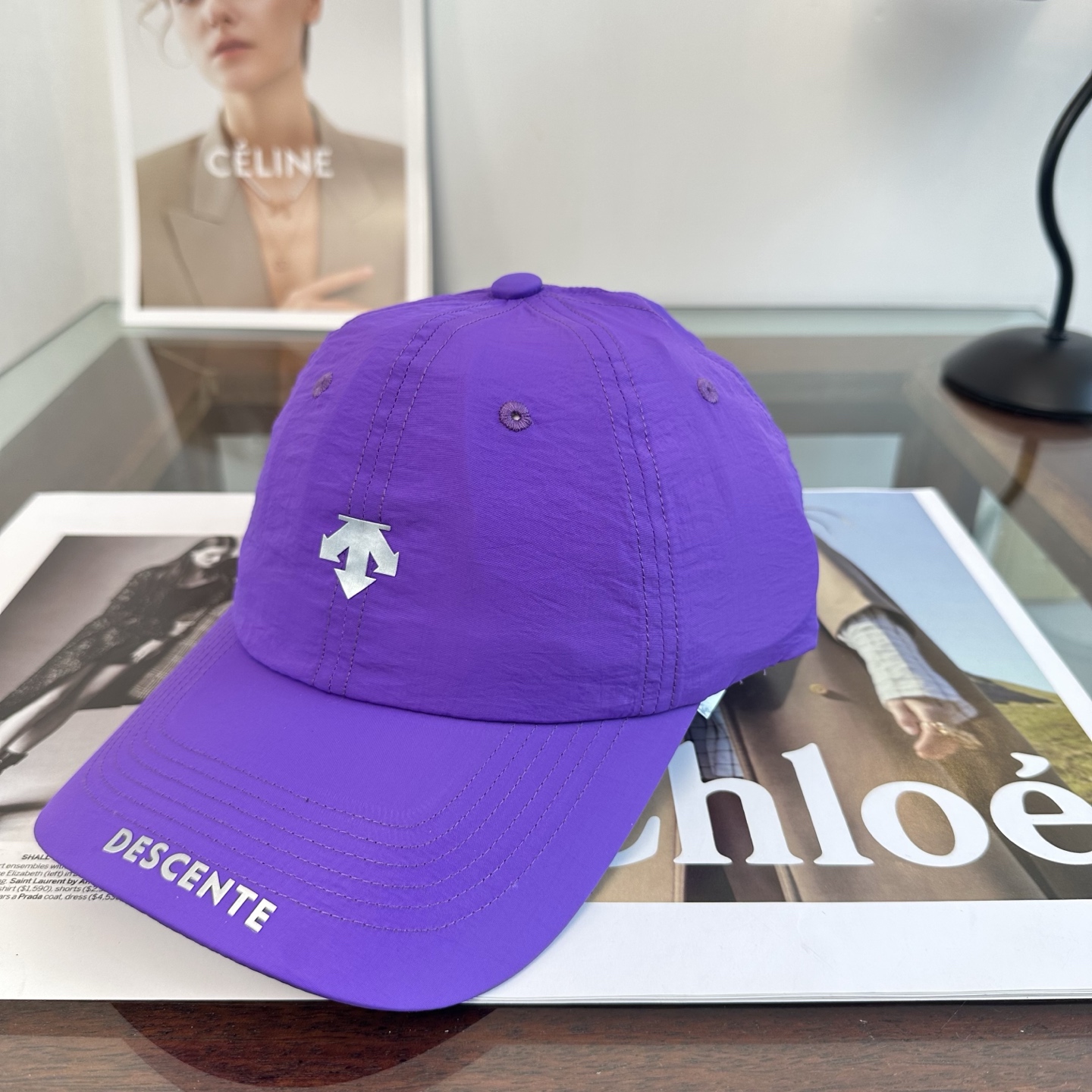 DESCENTE 潮牌棒球帽 简单休闲风的棒球帽 减龄百搭 适配度很高！简单随性~出街拍照拗造型非常加分