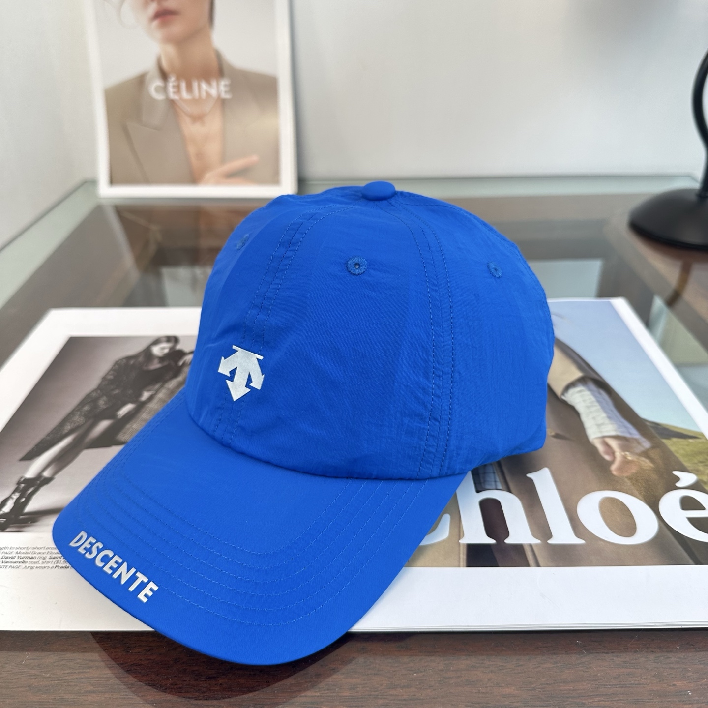 DESCENTE 潮牌棒球帽 简单休闲风的棒球帽 减龄百搭 适配度很高！简单随性~出街拍照拗造型非常加分
