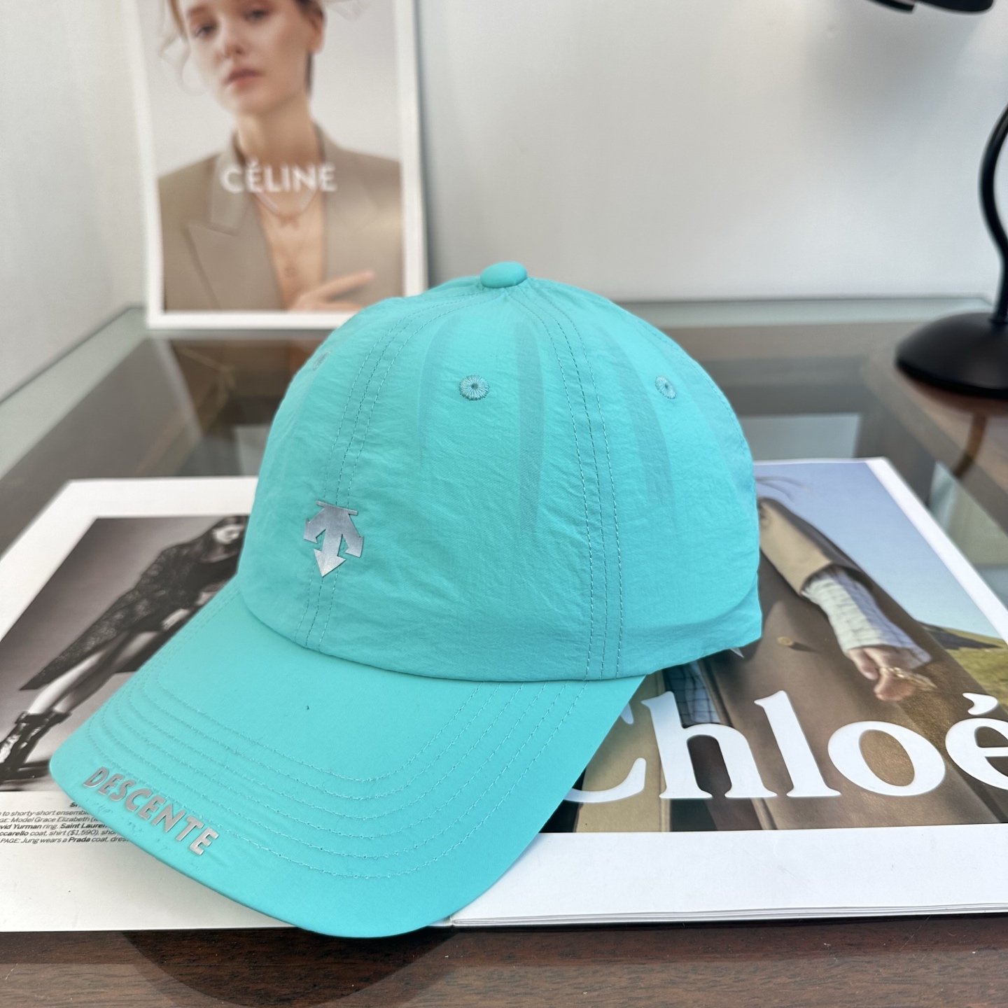 DESCENTE 潮牌棒球帽 简单休闲风的棒球帽 减龄百搭 适配度很高！简单随性~出街拍照拗造型非常加分