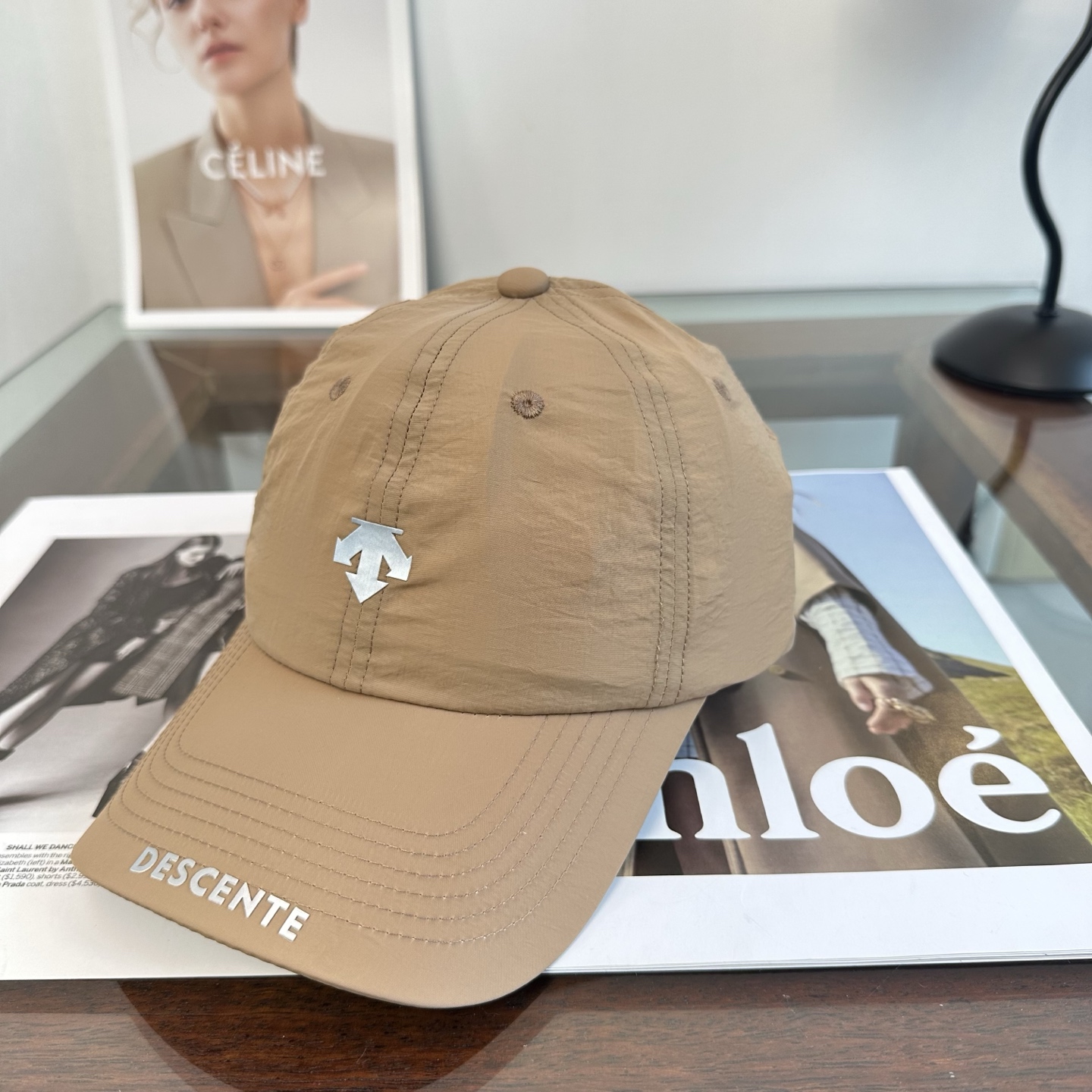 DESCENTE 潮牌棒球帽 简单休闲风的棒球帽 减龄百搭 适配度很高！简单随性~出街拍照拗造型非常加分