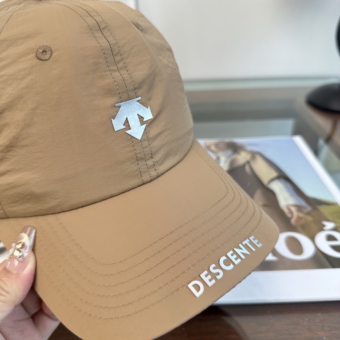 DESCENTE 潮牌棒球帽 简单休闲风的棒球帽 减龄百搭 适配度很高！简单随性~出街拍照拗造型非常加分