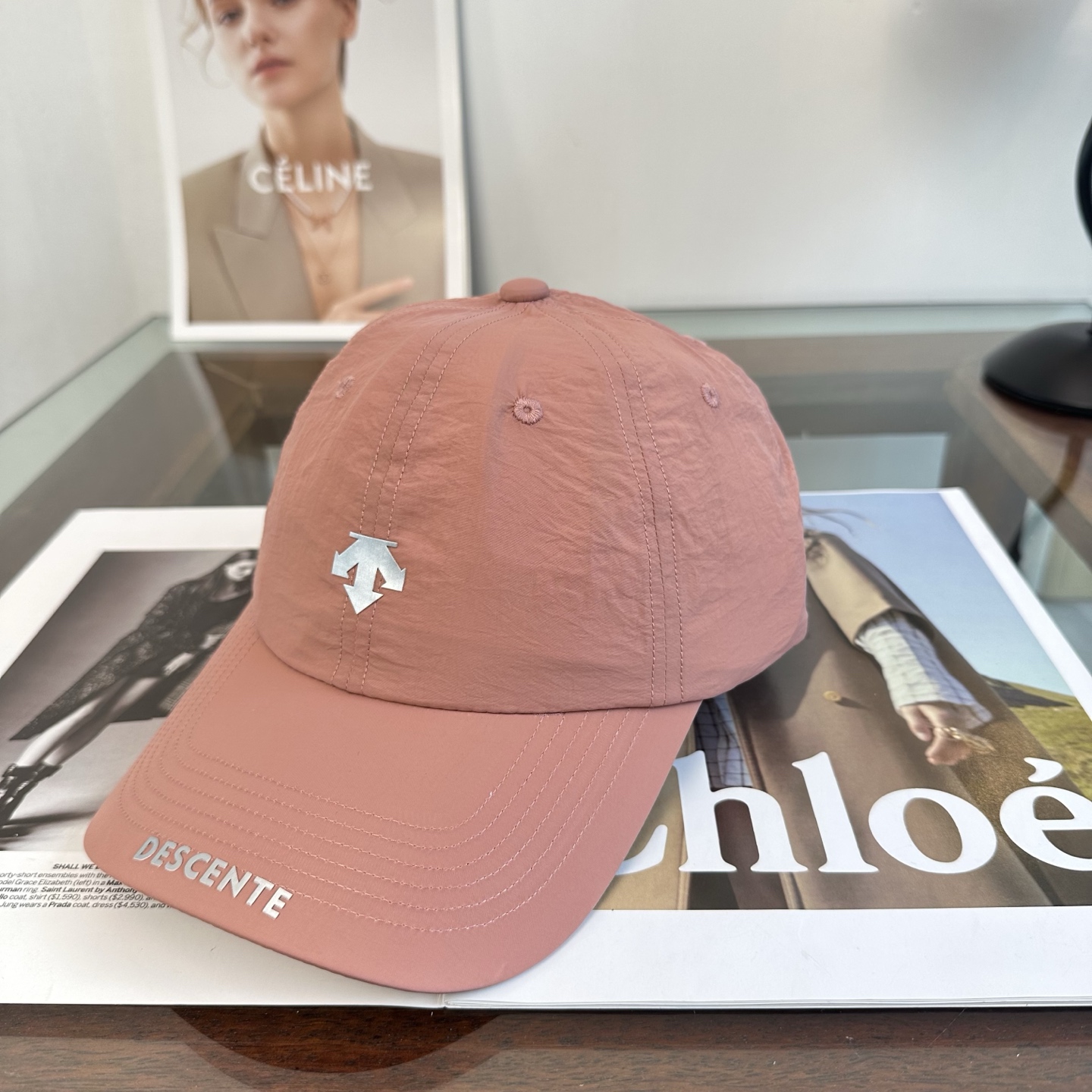 DESCENTE 潮牌棒球帽 简单休闲风的棒球帽 减龄百搭 适配度很高！简单随性~出街拍照拗造型非常加分