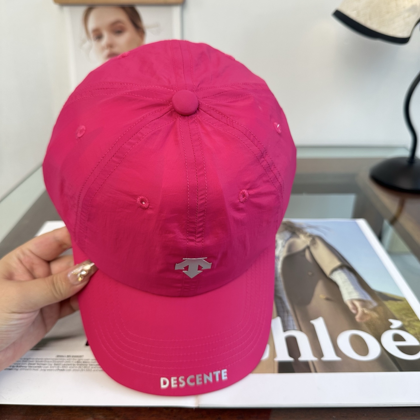 DESCENTE 潮牌棒球帽 简单休闲风的棒球帽 减龄百搭 适配度很高！简单随性~出街拍照拗造型非常加分