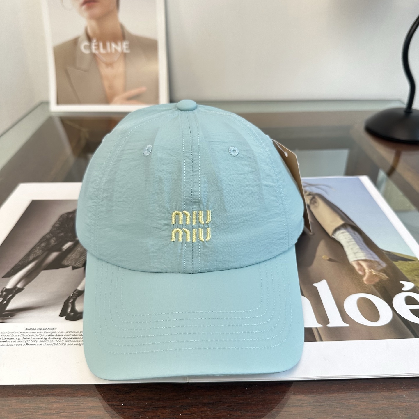 Miu Miu 谬谬miumiu 新款棒球帽， 开模订制， 做工细致质量超赞