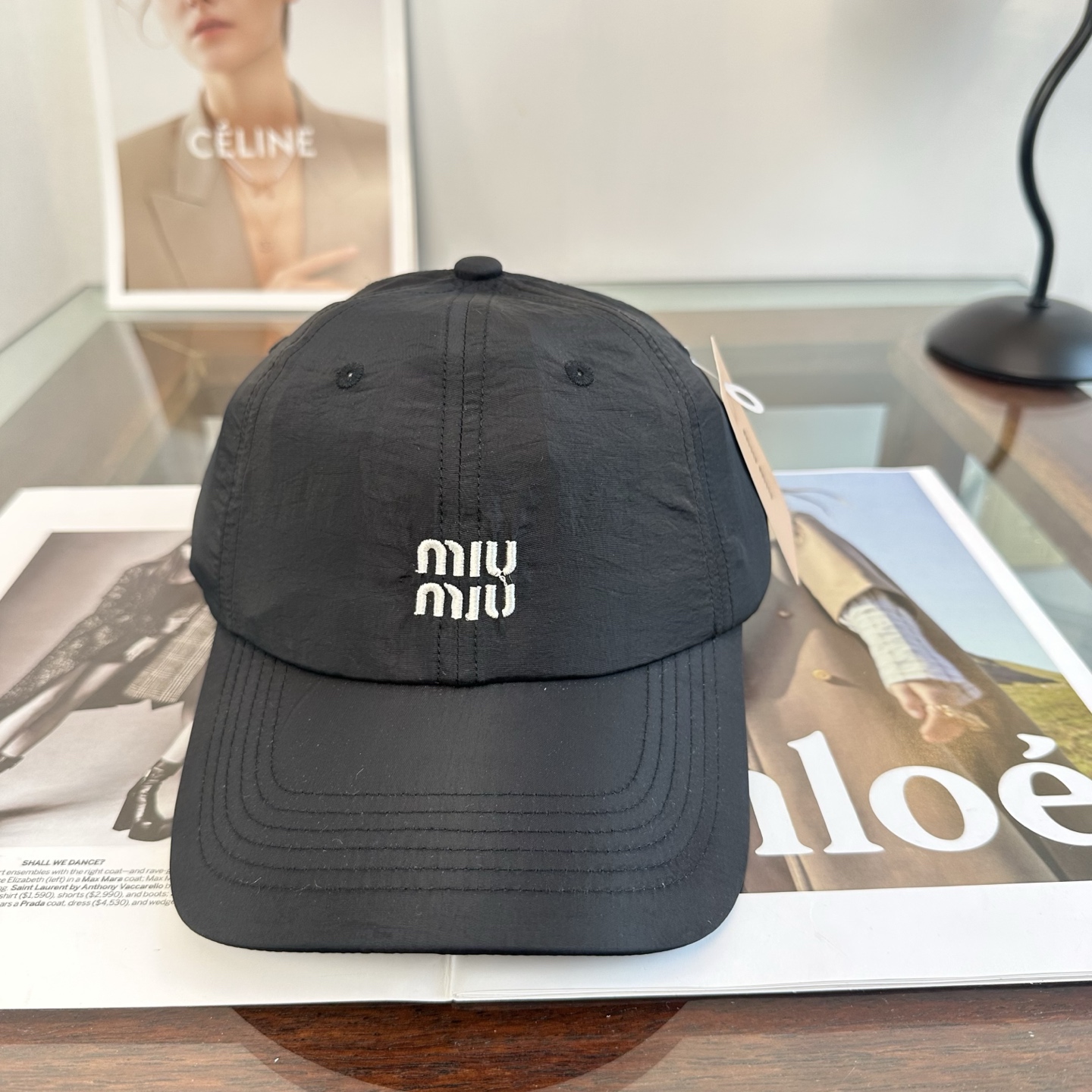 Miu Miu 谬谬miumiu 新款棒球帽， 开模订制， 做工细致质量超赞