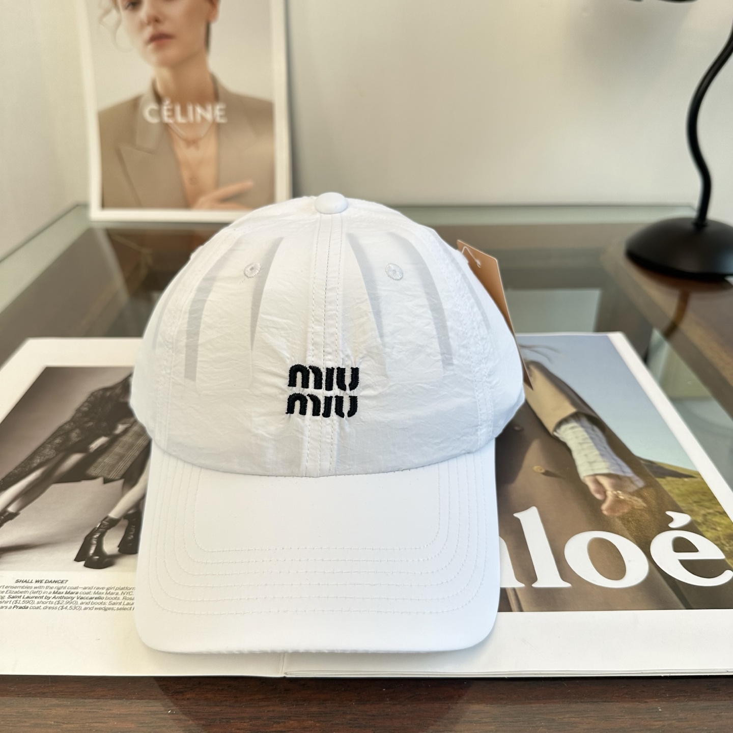 Miu Miu 谬谬miumiu 新款棒球帽， 开模订制， 做工细致质量超赞