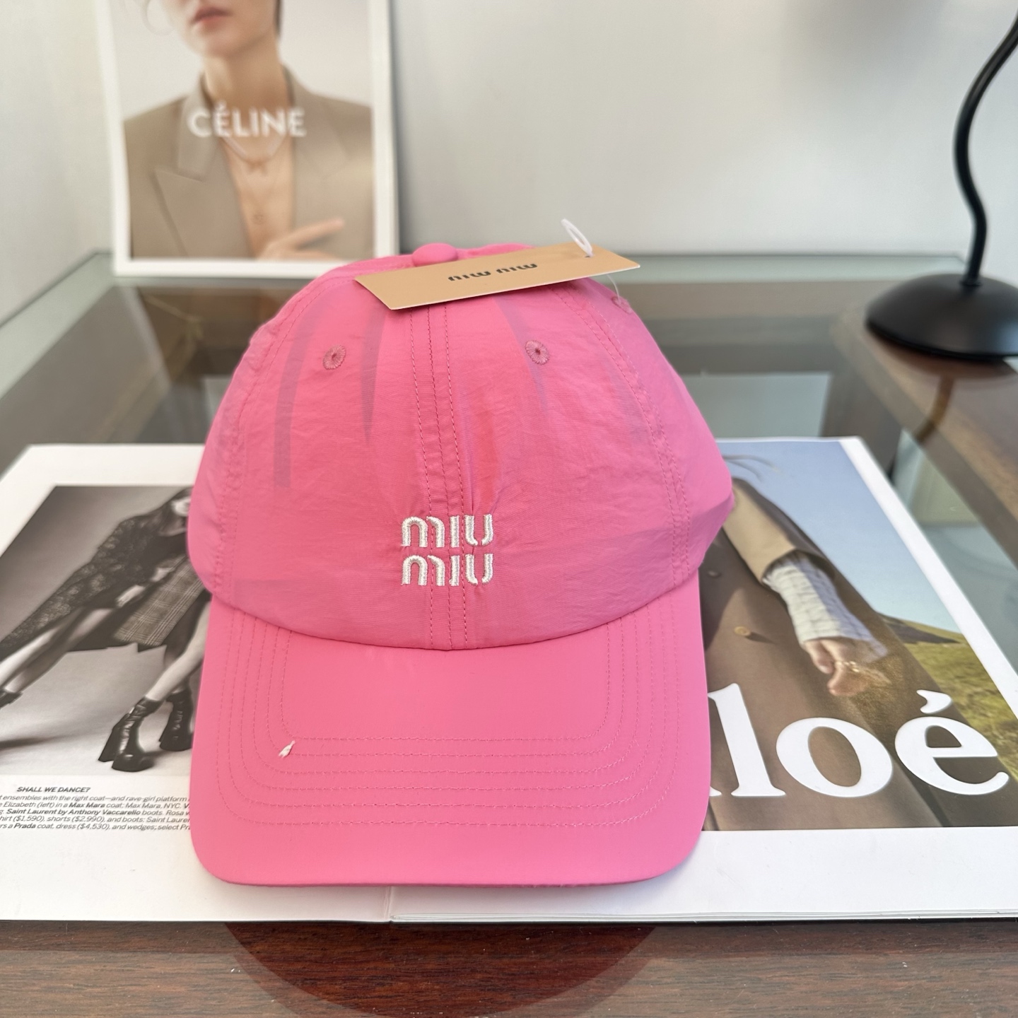 Miu Miu 谬谬miumiu 新款棒球帽， 开模订制， 做工细致质量超赞