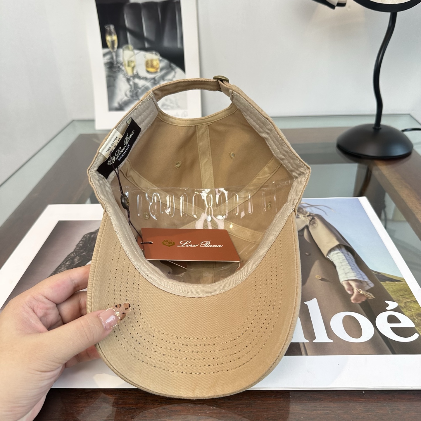 Loro Piana(诺悠翩雅) 专柜 新款高版本棒球帽，大牌同步，超好搭配，出货！