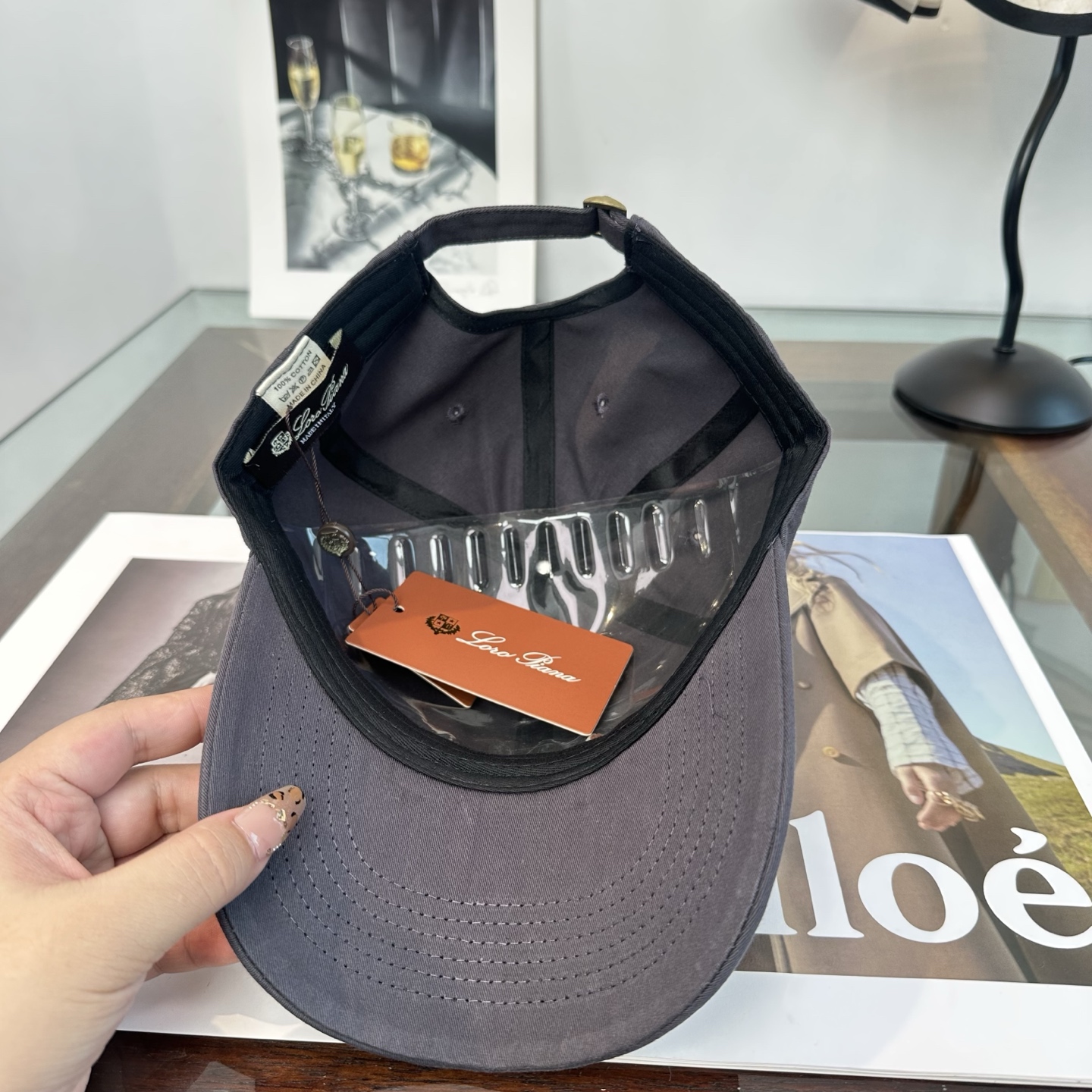Loro Piana(诺悠翩雅) 专柜 新款高版本棒球帽，大牌同步，超好搭配，出货！