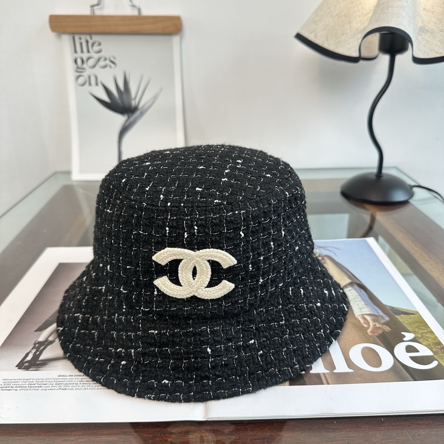 Chanel CHANEL香奈儿 渔夫帽 款 轻盈透气。完美版型，对格精准无误， 品质，独家 摄，男女适用