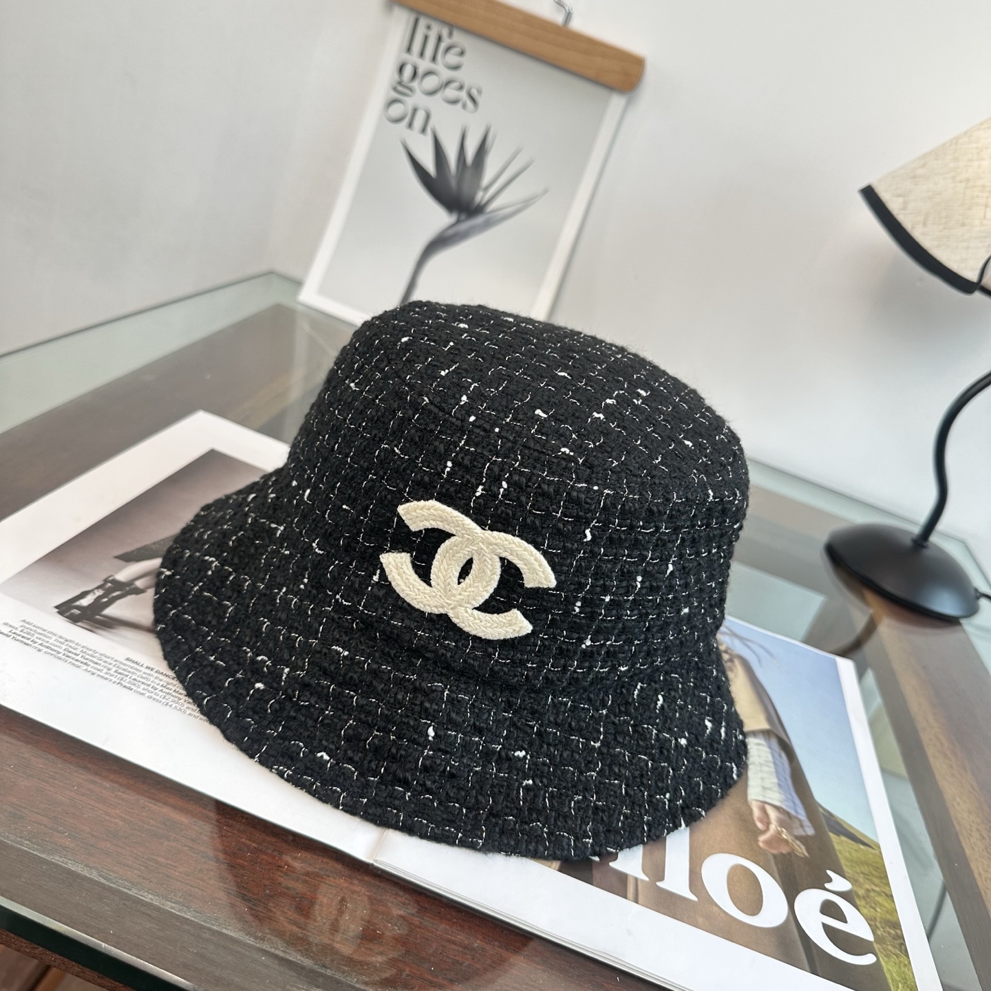 Chanel CHANEL香奈儿 渔夫帽 款 轻盈透气。完美版型，对格精准无误， 品质，独家 摄，男女适用