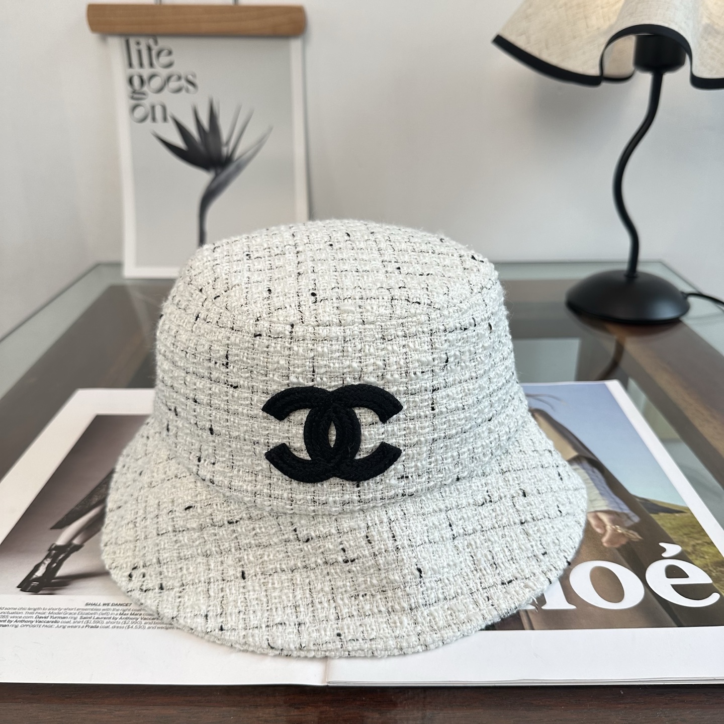Chanel CHANEL香奈儿 渔夫帽 款 轻盈透气。完美版型，对格精准无误， 品质，独家 摄，男女适用