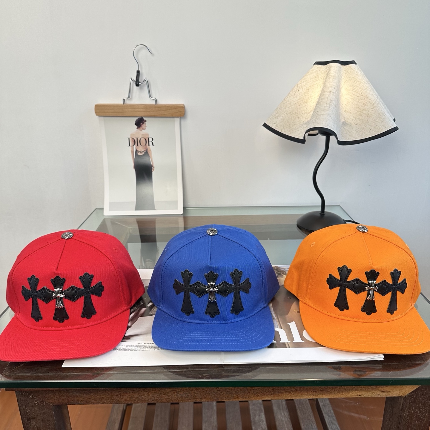 Chrome Hearts Chrome hearts 克罗心 新款十字架 高品质棒球帽，高端定制版 博主同款 墙裂推荐 质量巨好 谁戴谁 ~