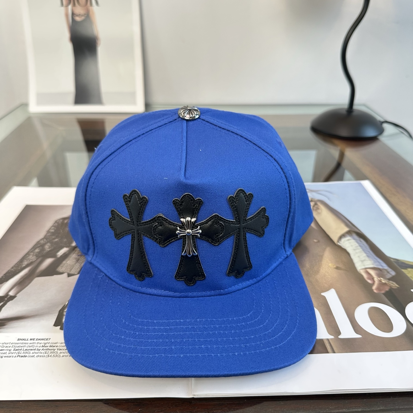 Chrome Hearts Chrome hearts 克罗心 新款十字架 高品质棒球帽，高端定制版 博主同款 墙裂推荐 质量巨好 谁戴谁 ~
