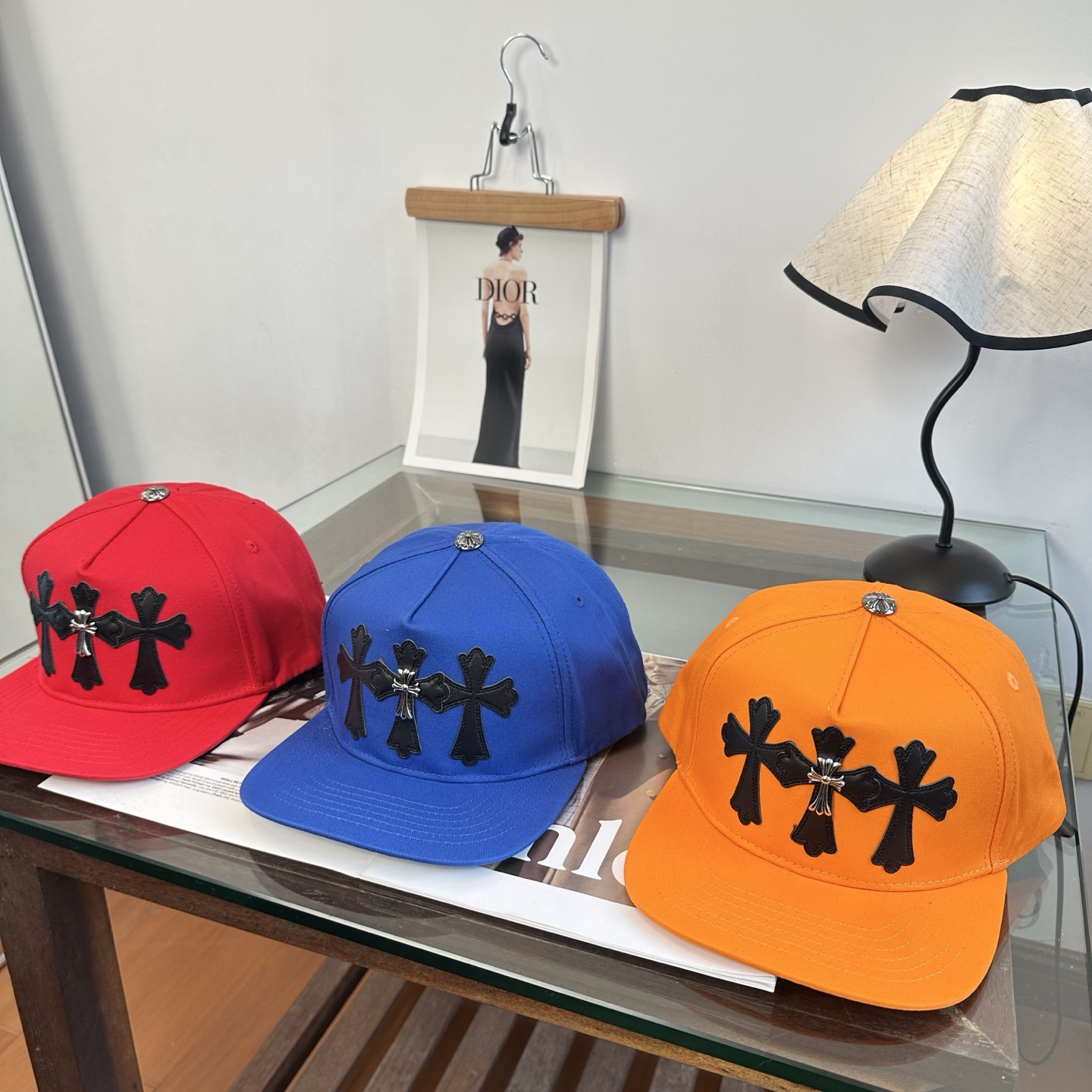 Chrome Hearts Chrome hearts 克罗心 新款十字架 高品质棒球帽，高端定制版 博主同款 墙裂推荐 质量巨好 谁戴谁 ~