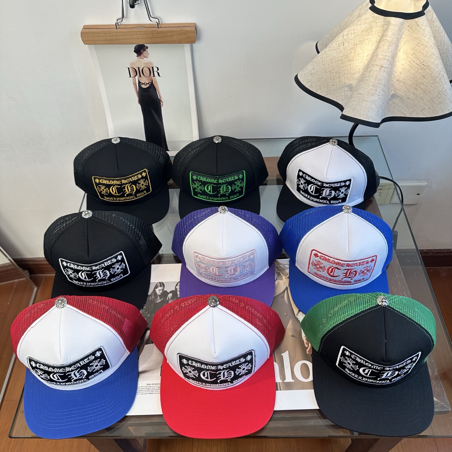 Chrome Hearts 网帽 同售 真的 多人在找这个系列的款式～～都是 颜色～～