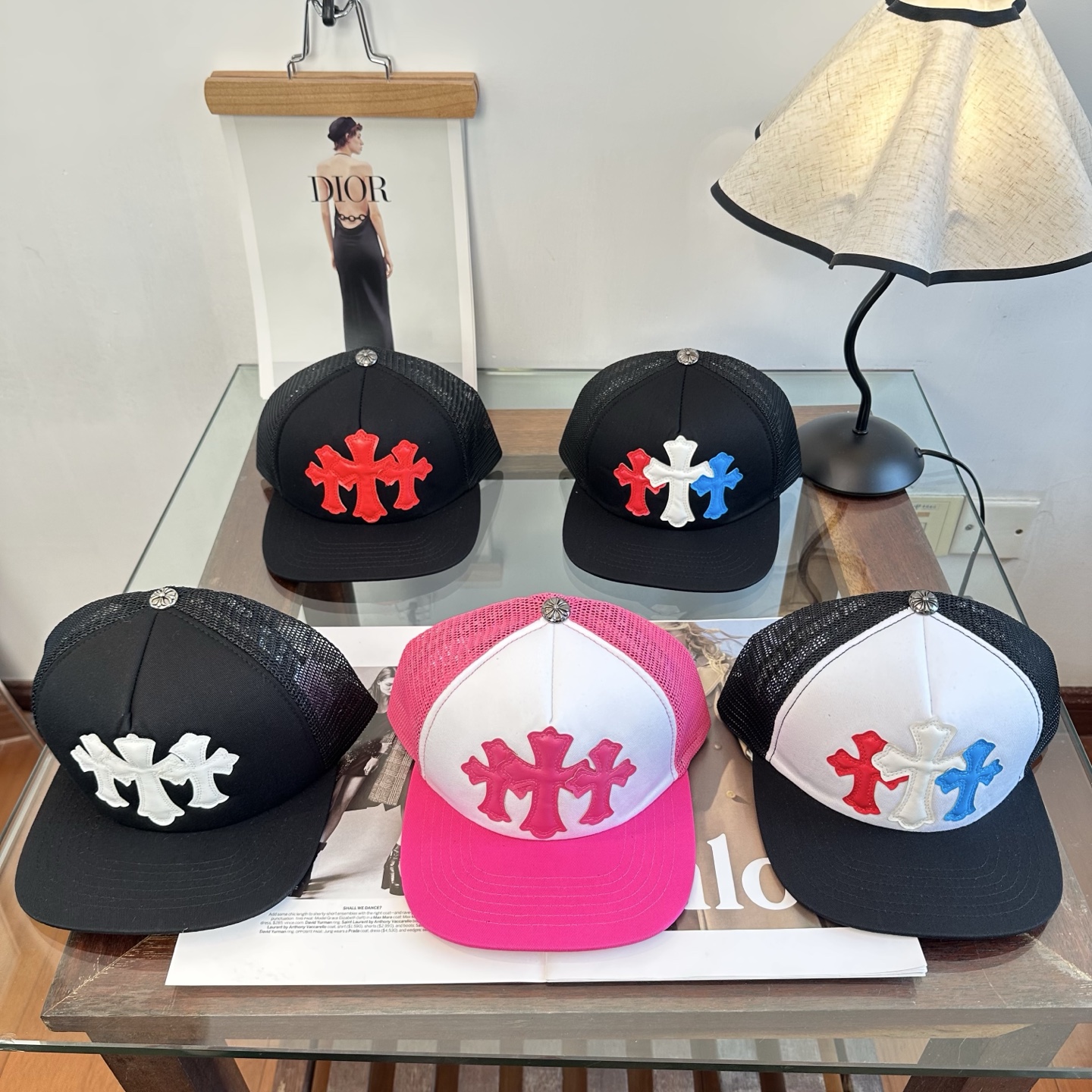 Chrome Hearts 网帽 同售 真的 多人在找这个系列的款式～～都是 颜色～～