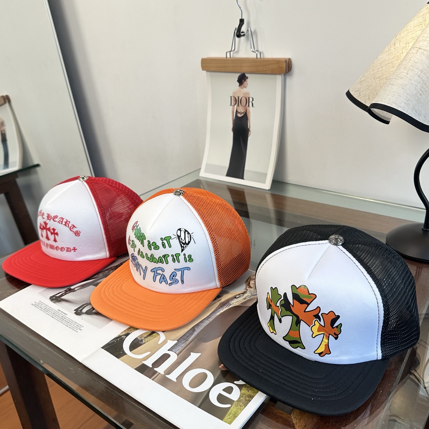 Chrome Hearts 网帽 同售 真的 多人在找这个系列的款式～～都是 颜色～～