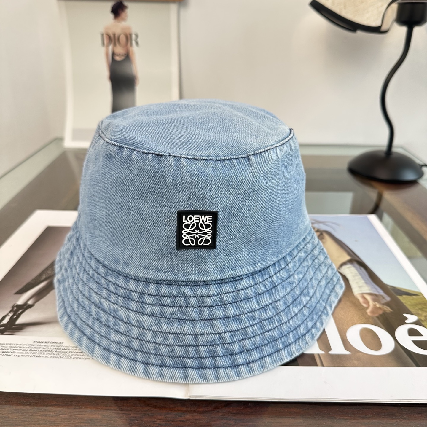 Loewe 罗意威 新款软牛仔渔夫帽