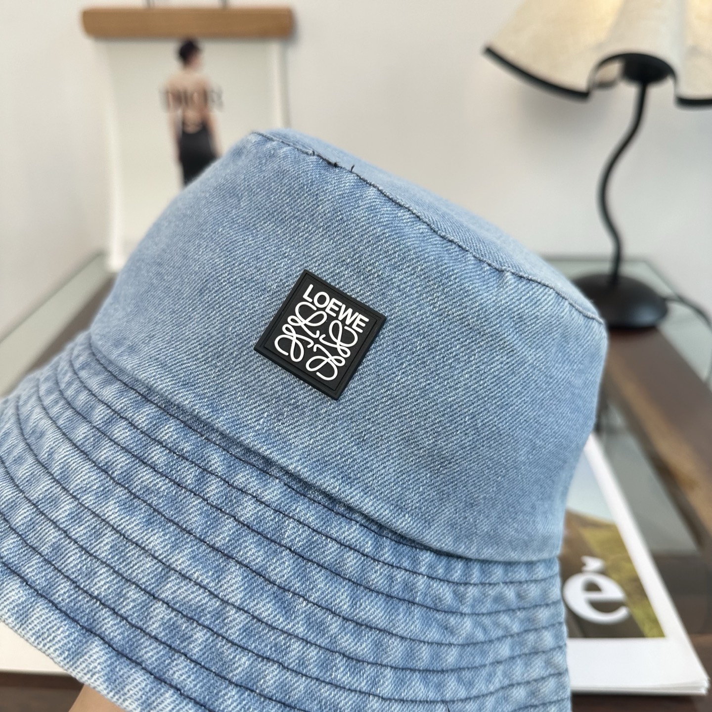 Loewe 罗意威 新款软牛仔渔夫帽