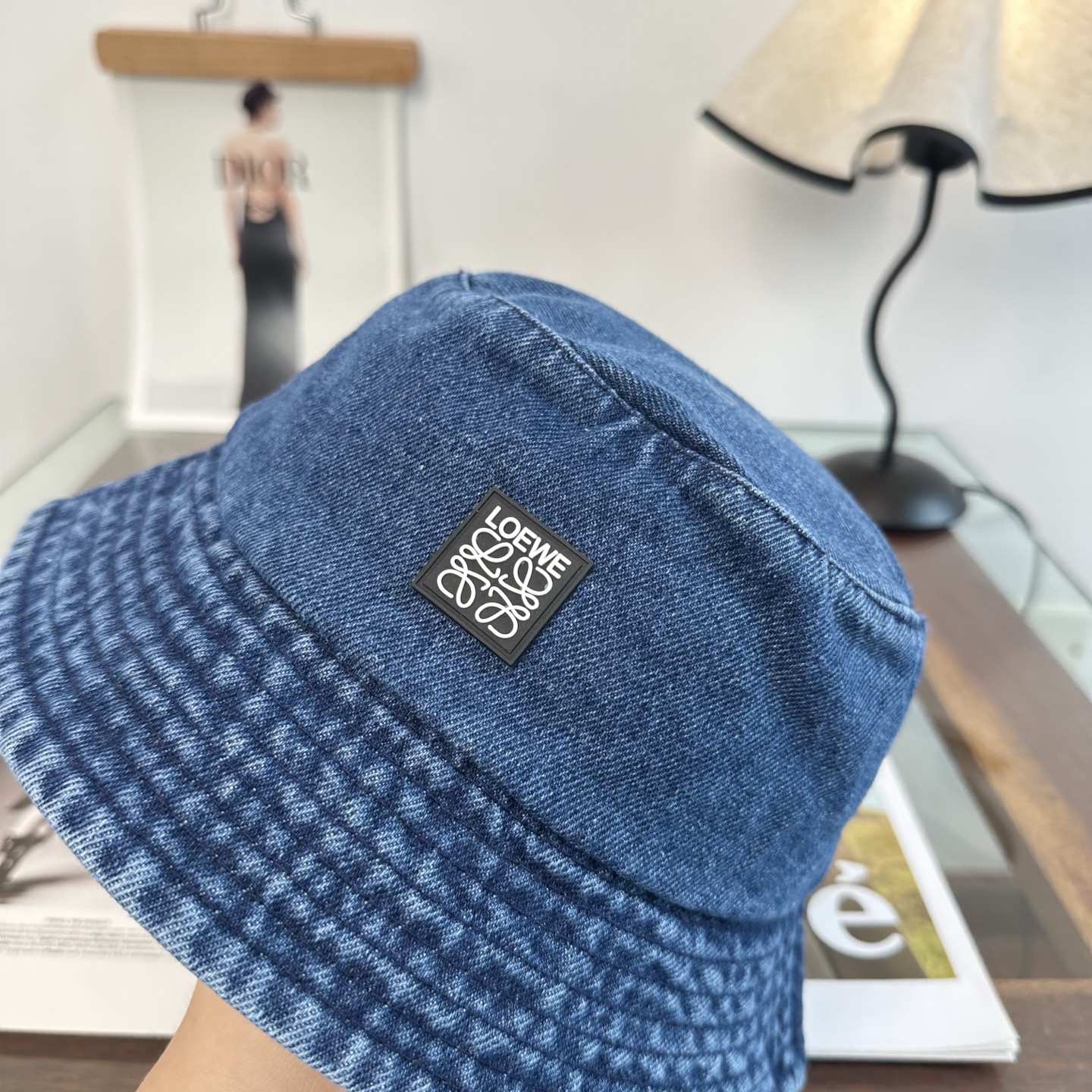 Loewe 罗意威 新款软牛仔渔夫帽