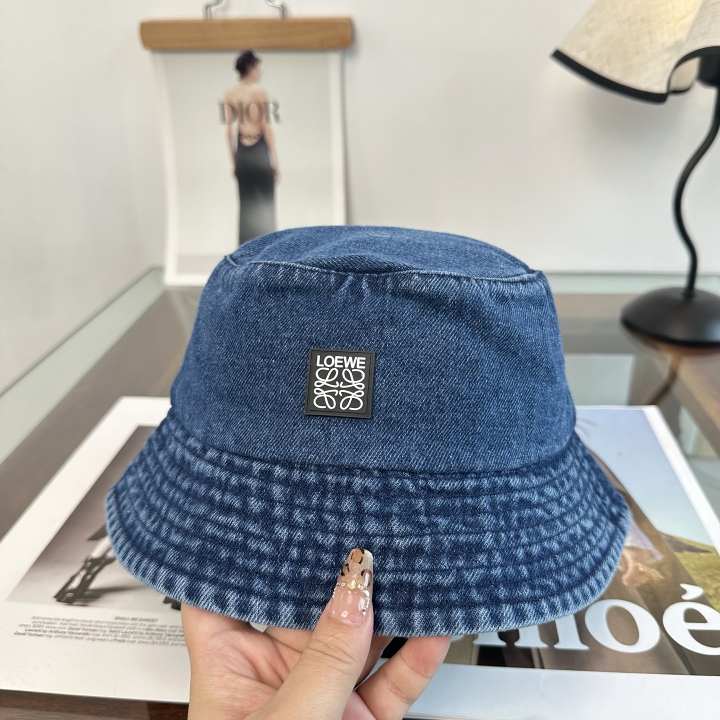 Loewe 罗意威 新款软牛仔渔夫帽