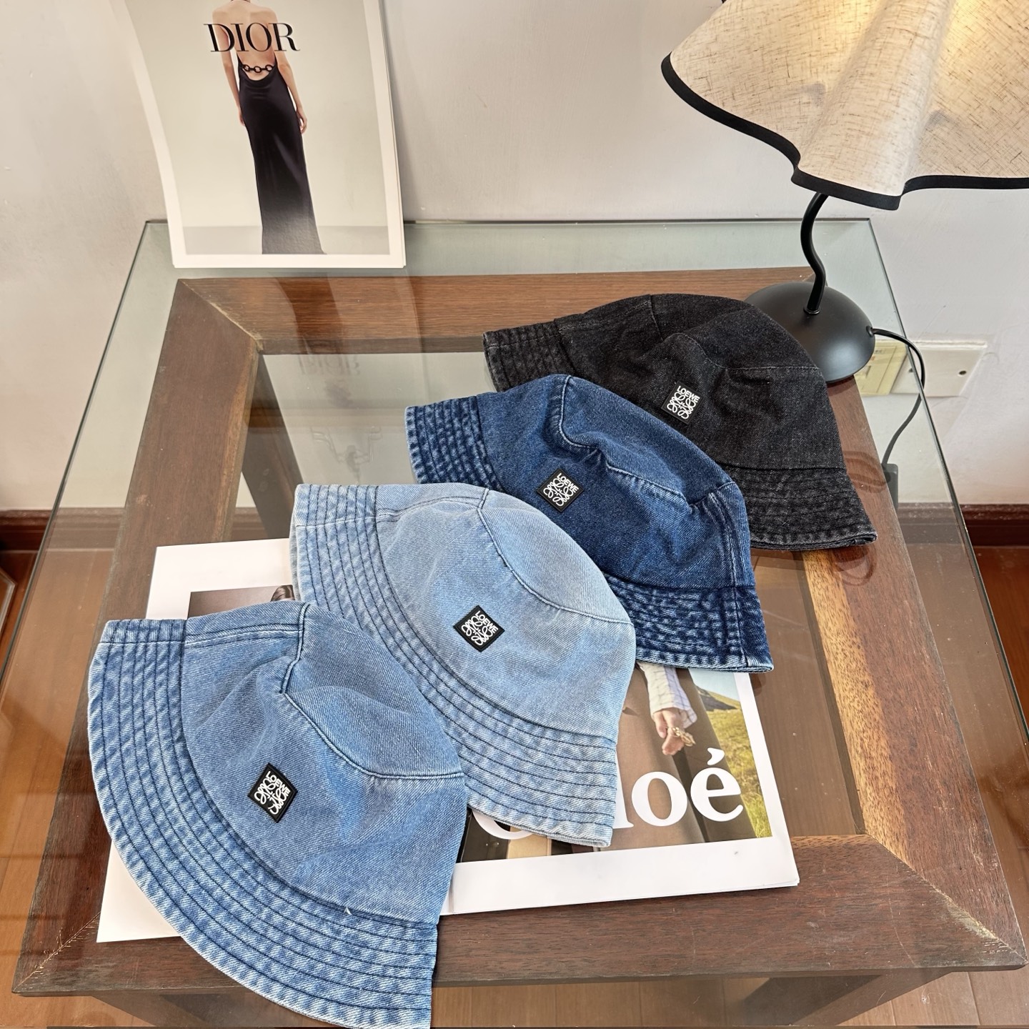 Loewe 罗意威 新款软牛仔渔夫帽