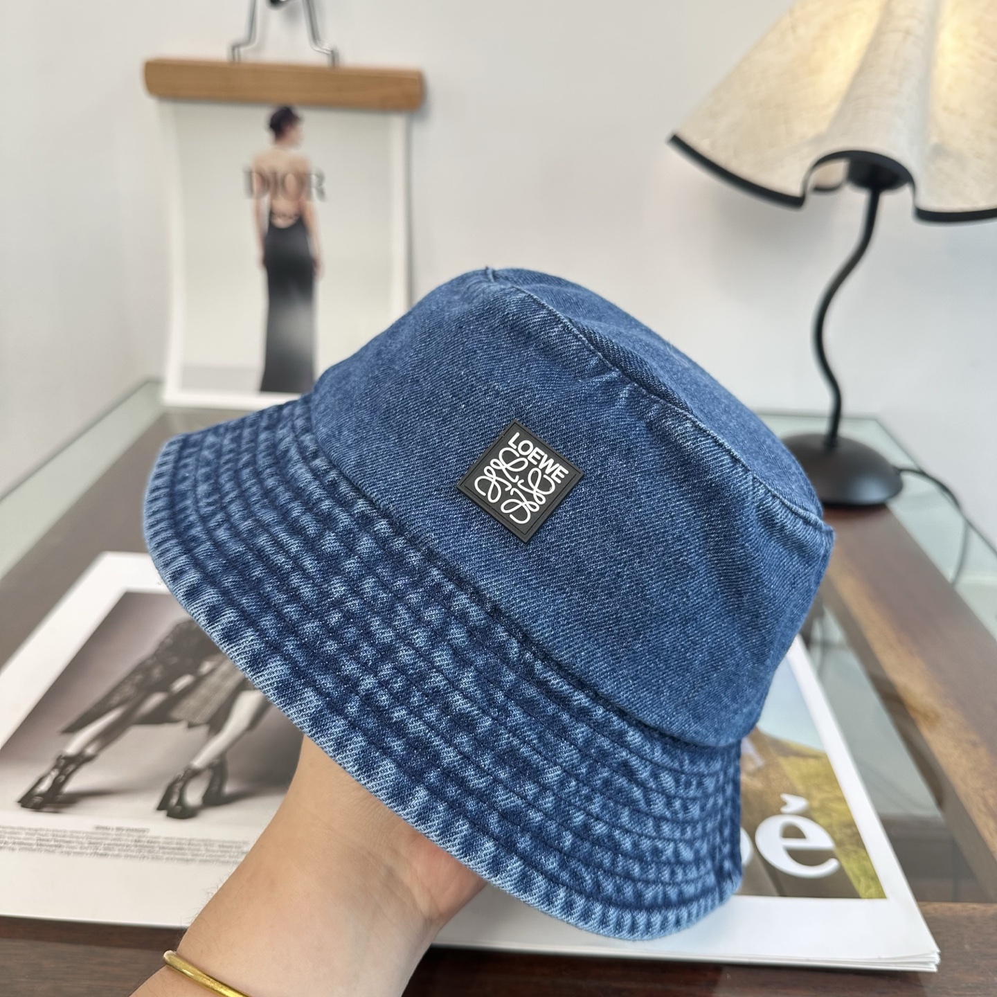 Loewe 罗意威 新款软牛仔渔夫帽