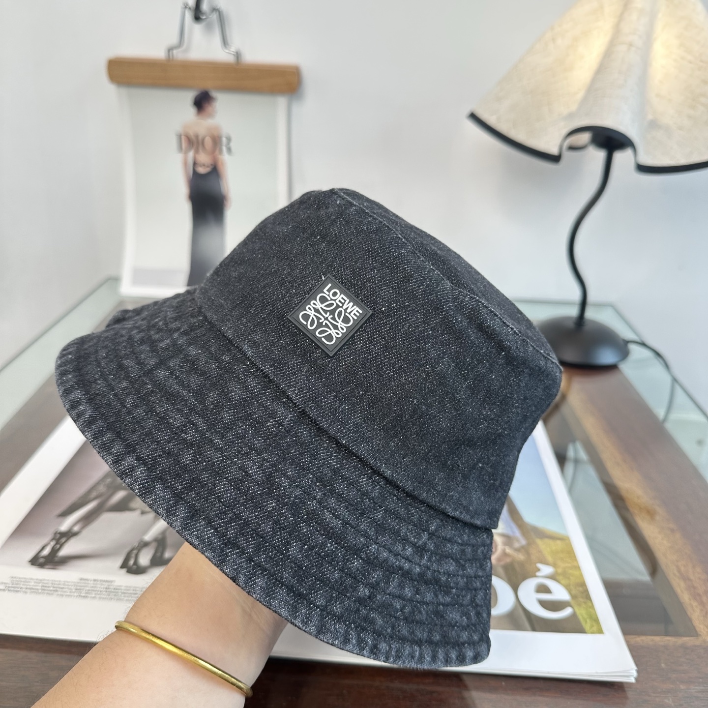 Loewe 罗意威 新款软牛仔渔夫帽