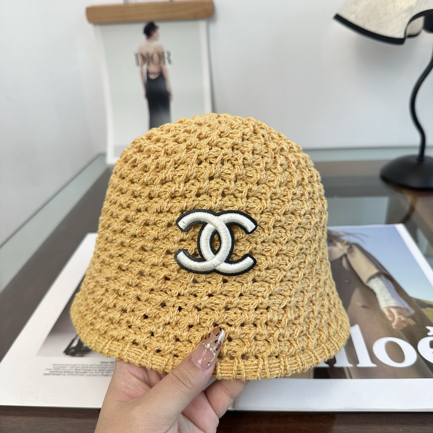 Chanel CHANEL香奈儿 渔夫帽女2026素颜 百搭水桶帽子防晒遮脸 盆帽
