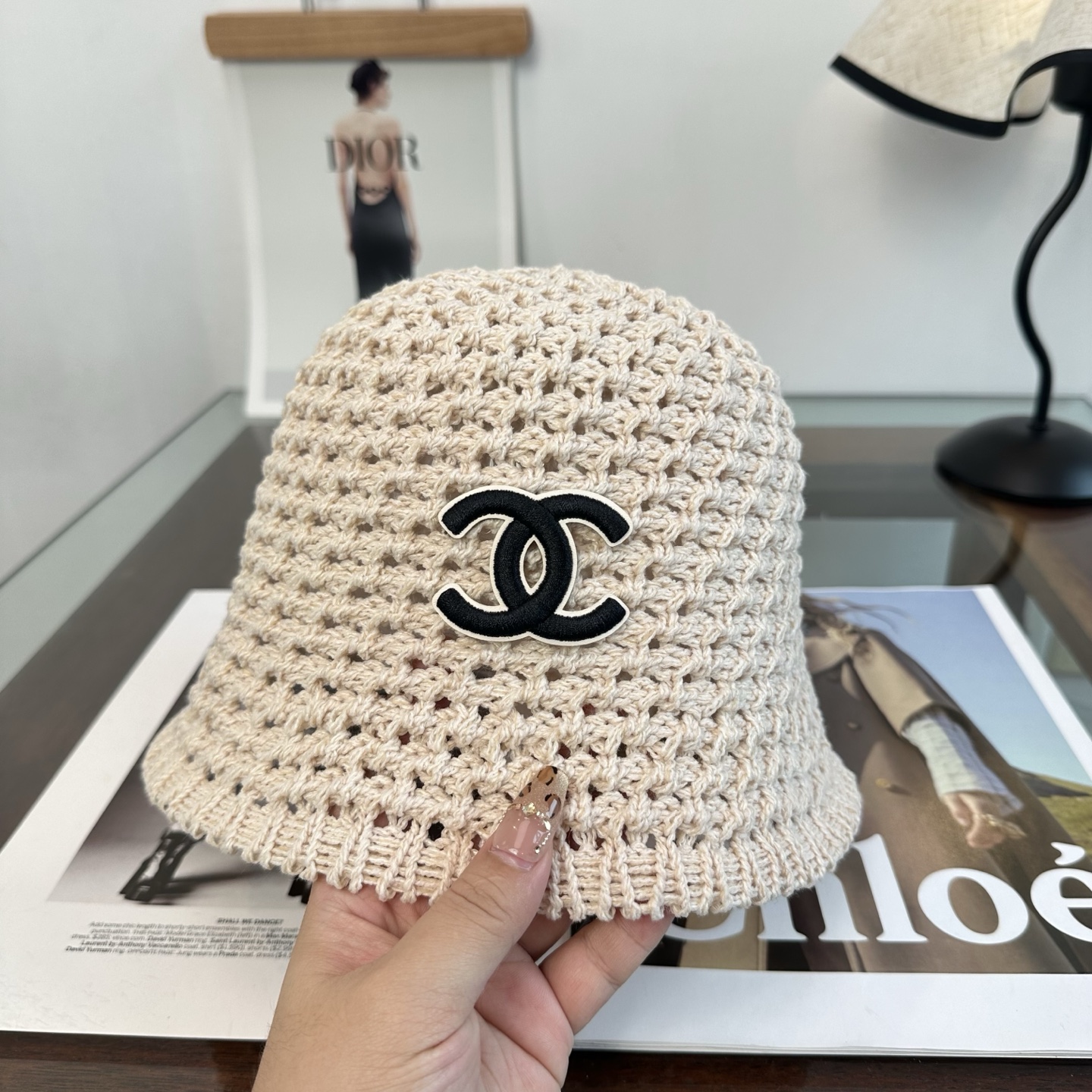 Chanel CHANEL香奈儿 渔夫帽女2026素颜 百搭水桶帽子防晒遮脸 盆帽