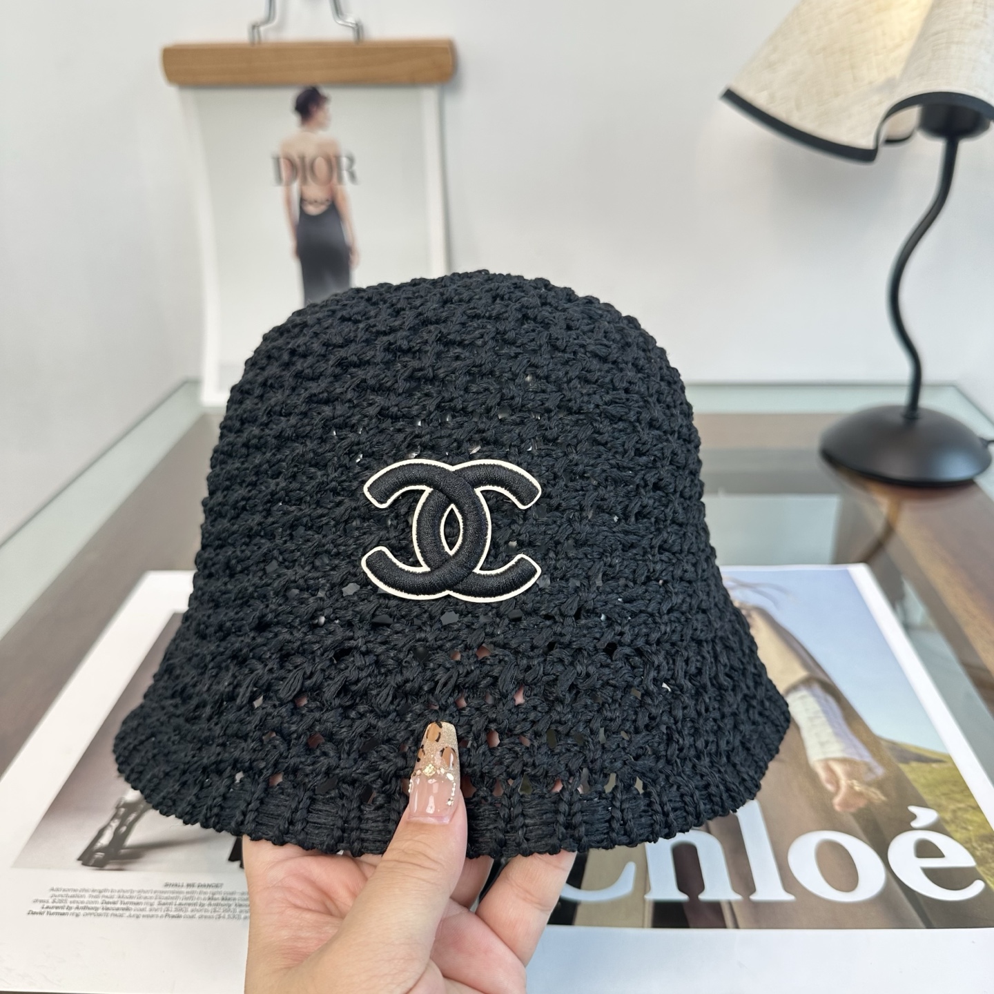 Chanel CHANEL香奈儿 渔夫帽女2026素颜 百搭水桶帽子防晒遮脸 盆帽