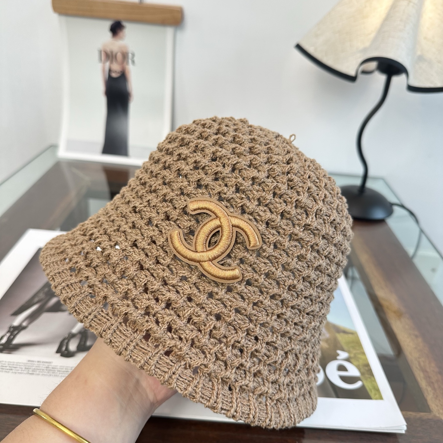 Chanel CHANEL香奈儿 渔夫帽女2026素颜 百搭水桶帽子防晒遮脸 盆帽