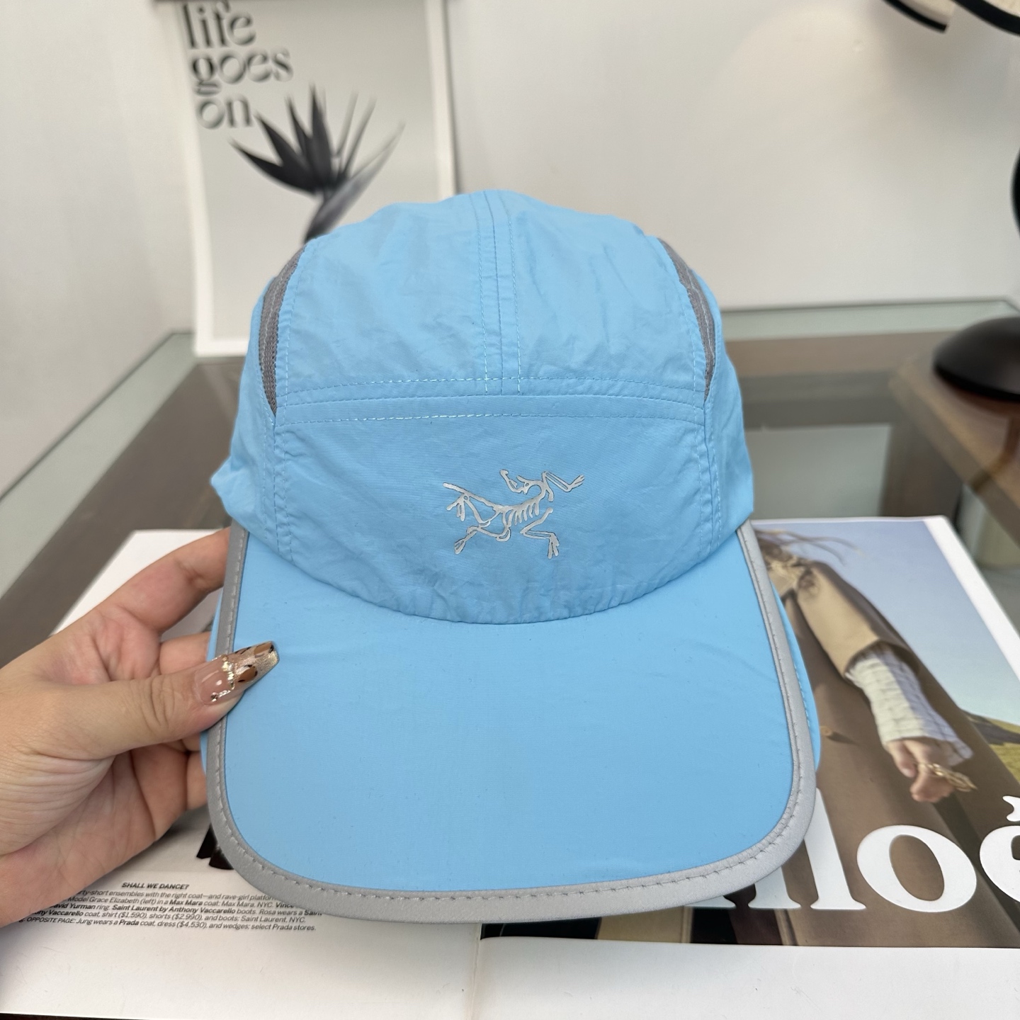 ARCTERYX SMALL BIRD HAT 始祖鸟弯檐棒球帽轻量帽子防晒帽遮阳帽情侣款SMALL B