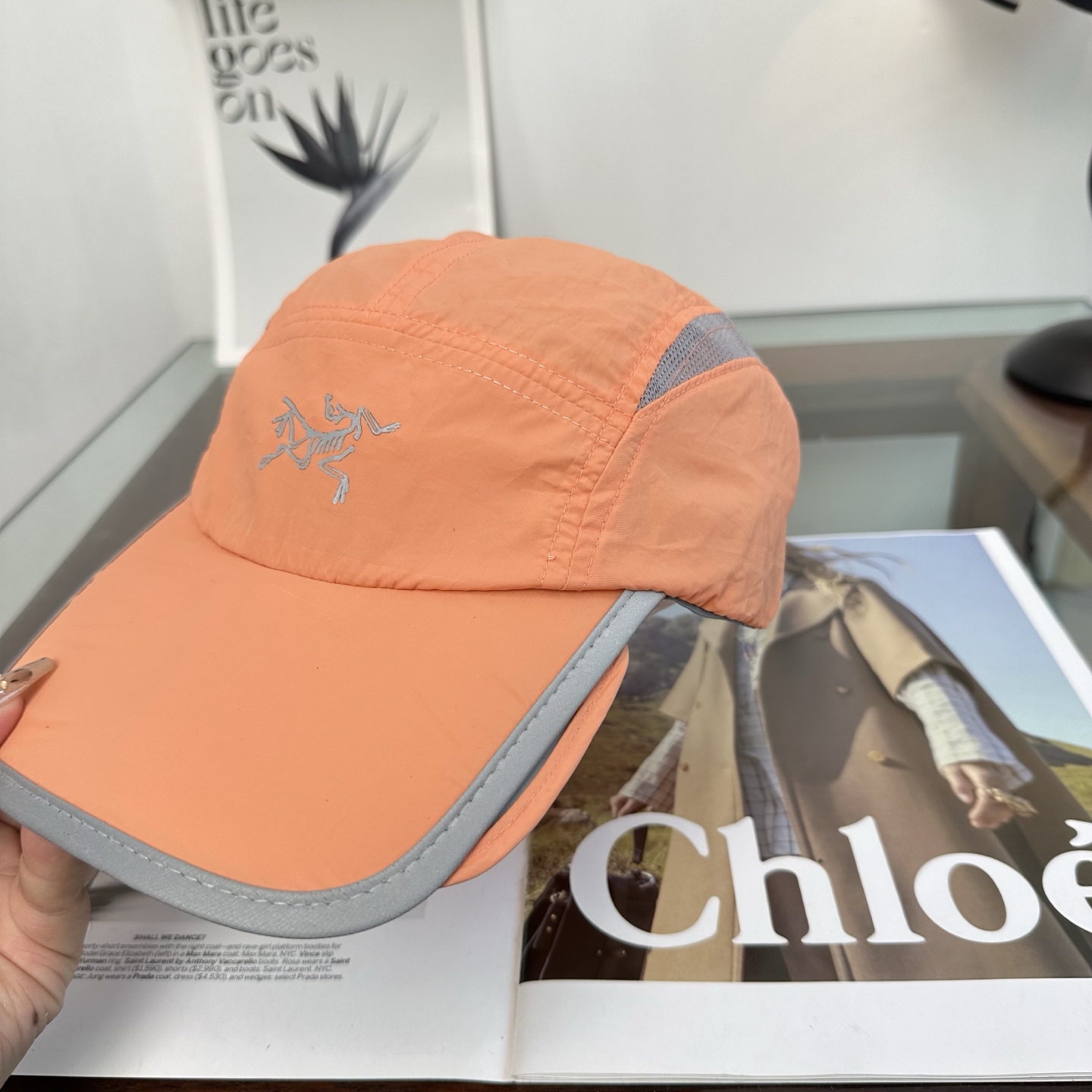 ARCTERYX SMALL BIRD HAT 始祖鸟弯檐棒球帽轻量帽子防晒帽遮阳帽情侣款SMALL B