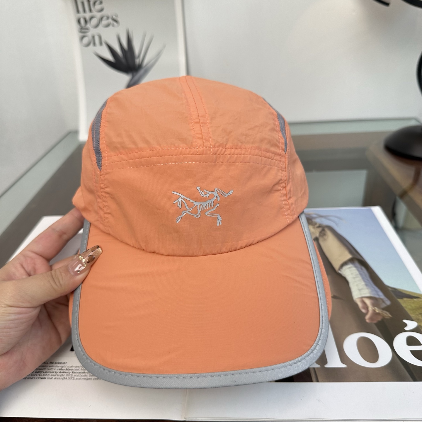 ARCTERYX SMALL BIRD HAT 始祖鸟弯檐棒球帽轻量帽子防晒帽遮阳帽情侣款SMALL B