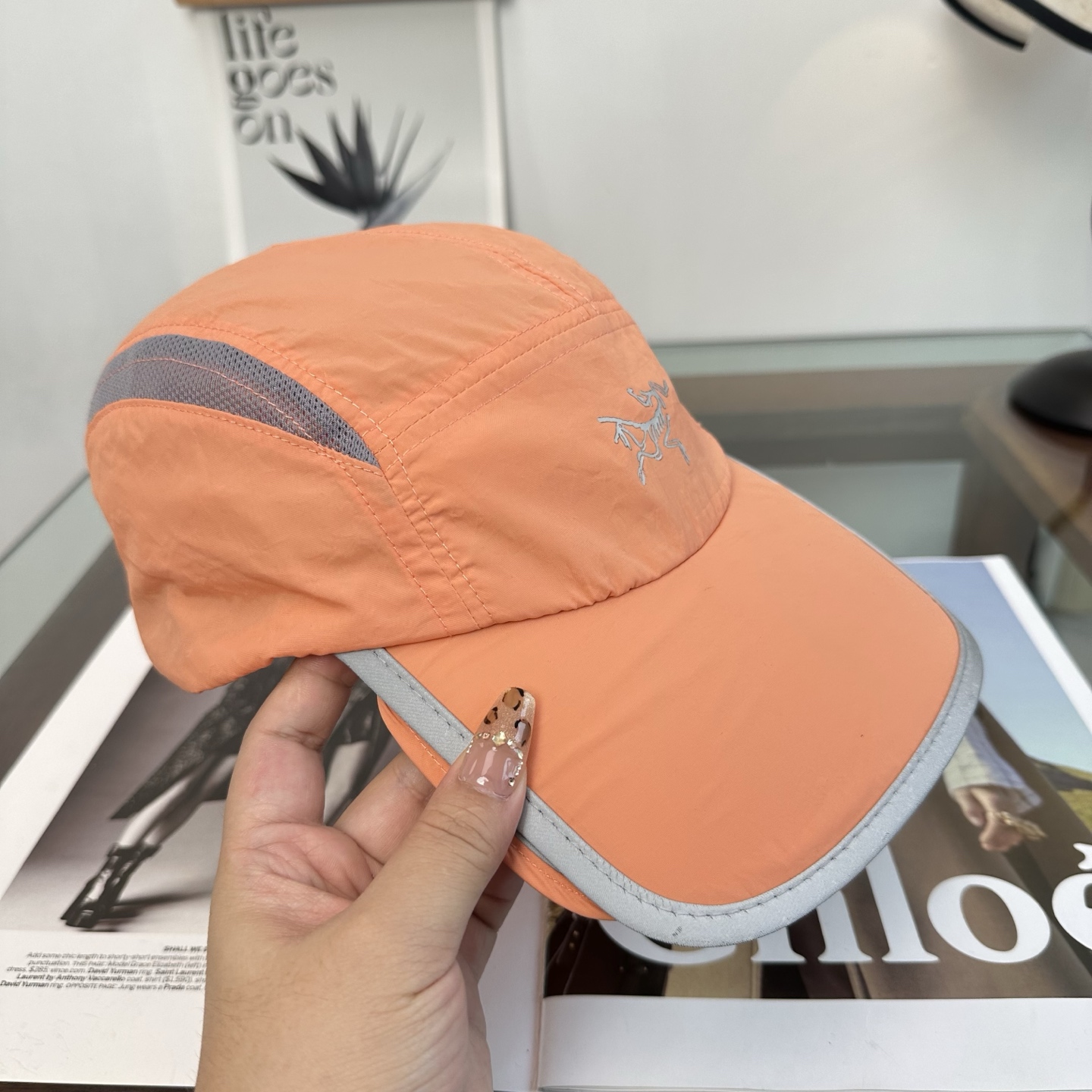ARCTERYX SMALL BIRD HAT 始祖鸟弯檐棒球帽轻量帽子防晒帽遮阳帽情侣款SMALL B