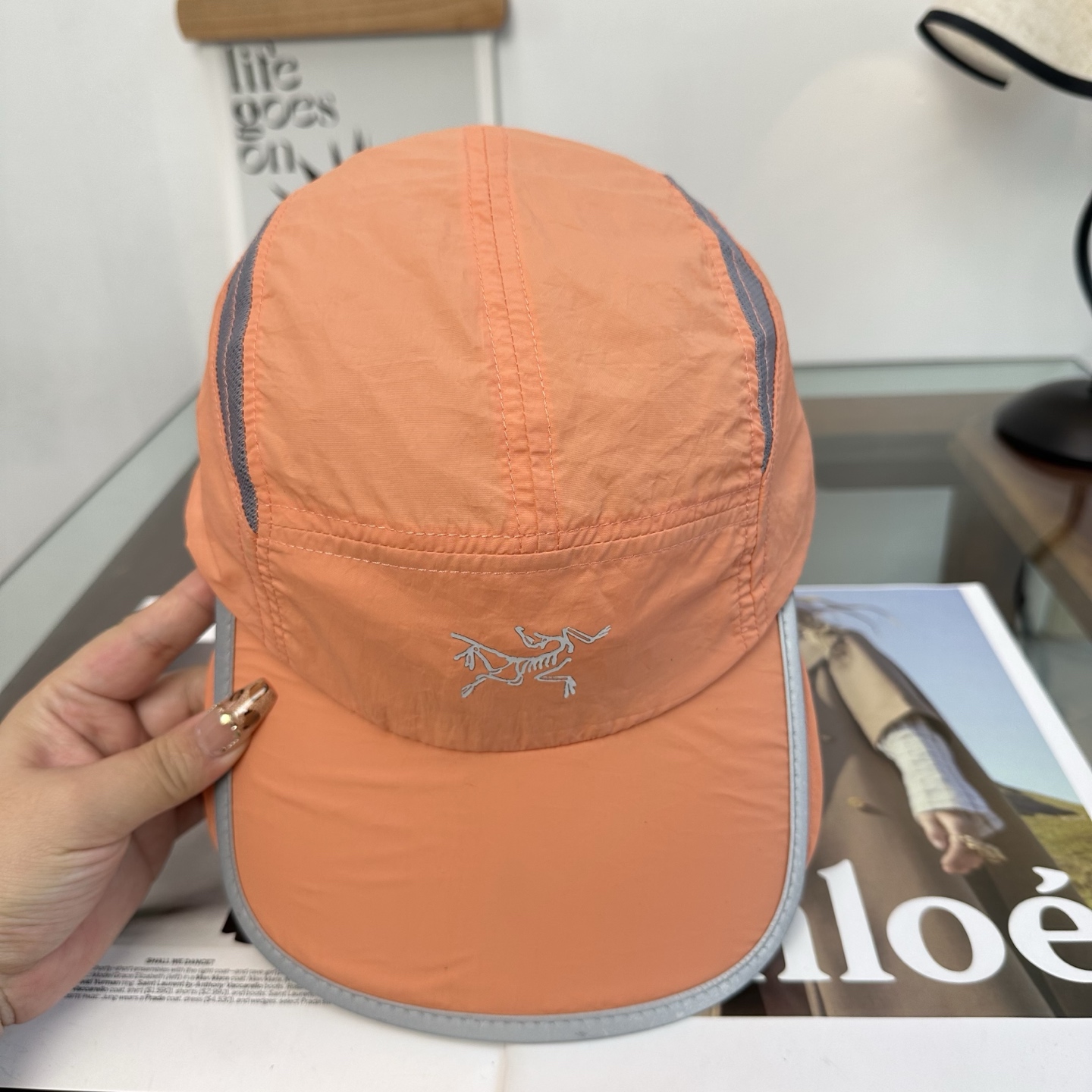 ARCTERYX SMALL BIRD HAT 始祖鸟弯檐棒球帽轻量帽子防晒帽遮阳帽情侣款SMALL B