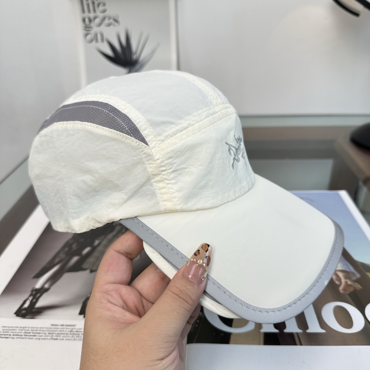ARCTERYX SMALL BIRD HAT 始祖鸟弯檐棒球帽轻量帽子防晒帽遮阳帽情侣款SMALL B