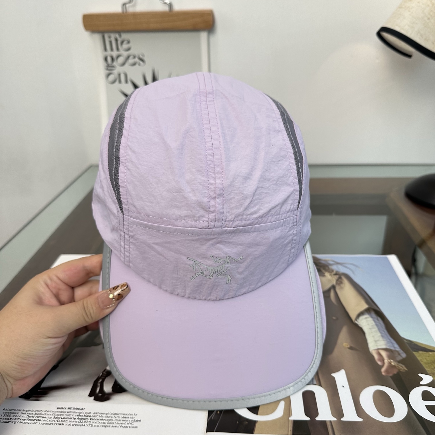ARCTERYX SMALL BIRD HAT 始祖鸟弯檐棒球帽轻量帽子防晒帽遮阳帽情侣款SMALL B
