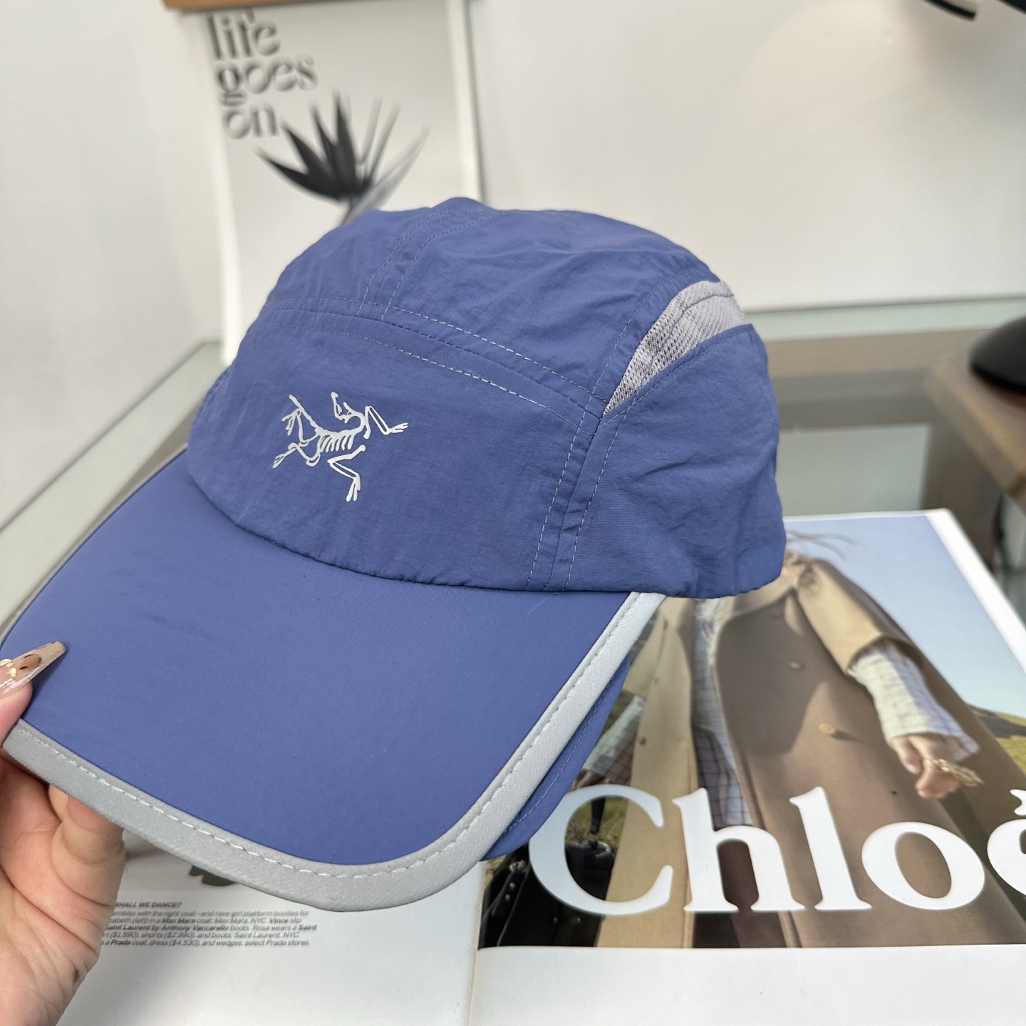 ARCTERYX SMALL BIRD HAT 始祖鸟弯檐棒球帽轻量帽子防晒帽遮阳帽情侣款SMALL B