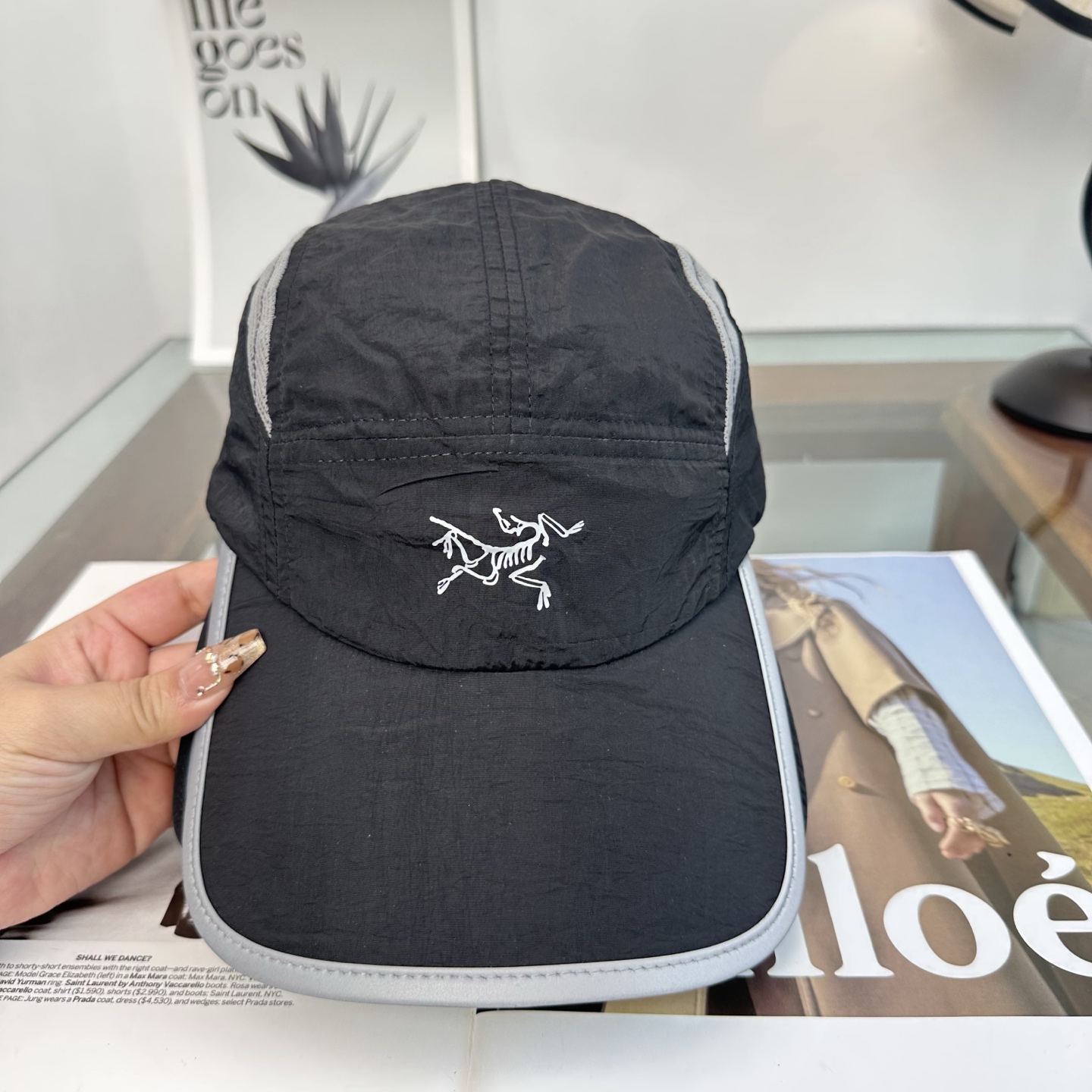 ARCTERYX SMALL BIRD HAT 始祖鸟弯檐棒球帽轻量帽子防晒帽遮阳帽情侣款SMALL B