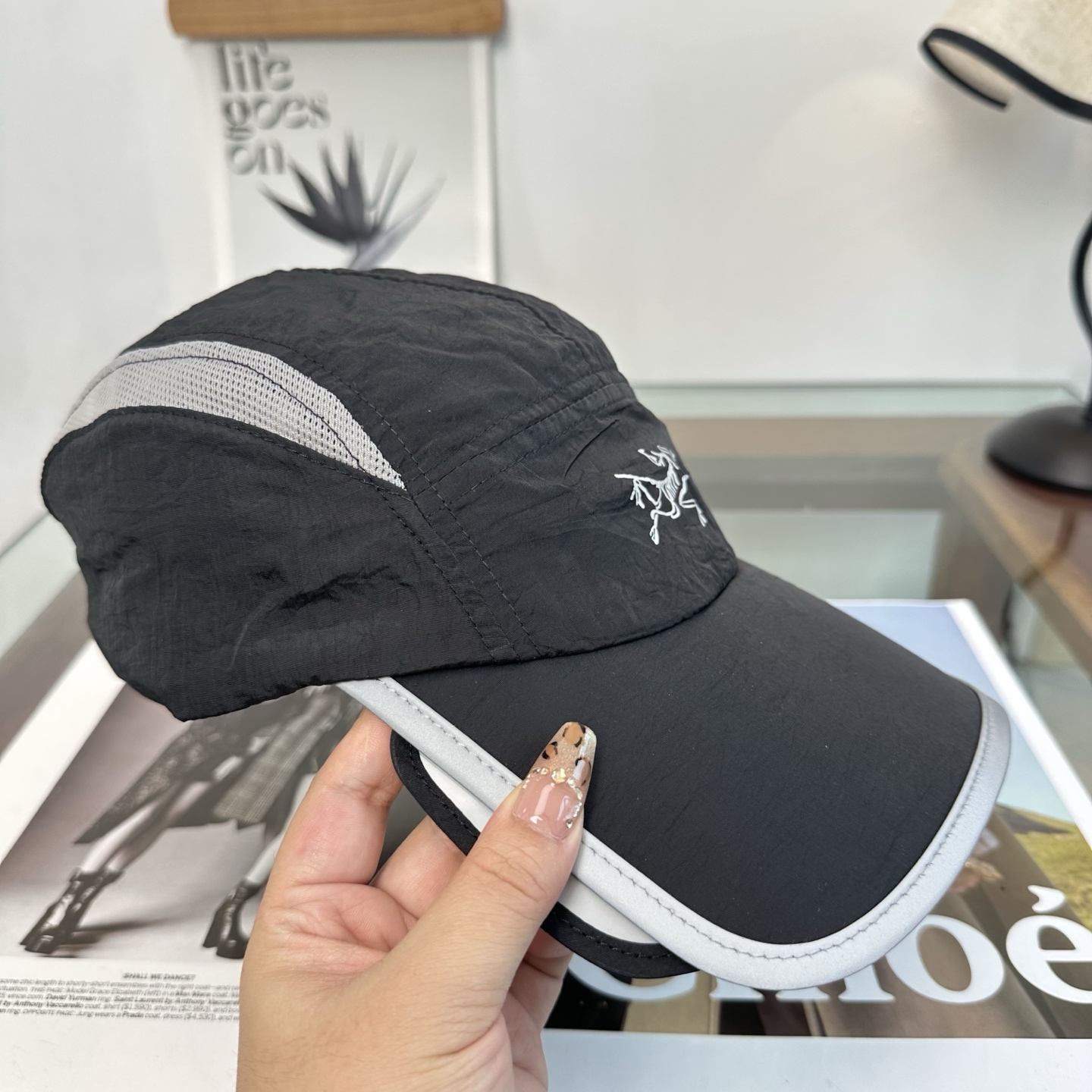 ARCTERYX SMALL BIRD HAT 始祖鸟弯檐棒球帽轻量帽子防晒帽遮阳帽情侣款SMALL B
