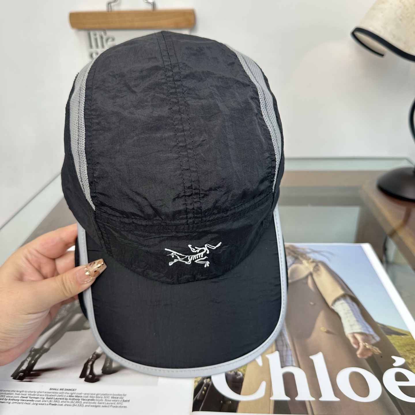 ARCTERYX SMALL BIRD HAT 始祖鸟弯檐棒球帽轻量帽子防晒帽遮阳帽情侣款SMALL B
