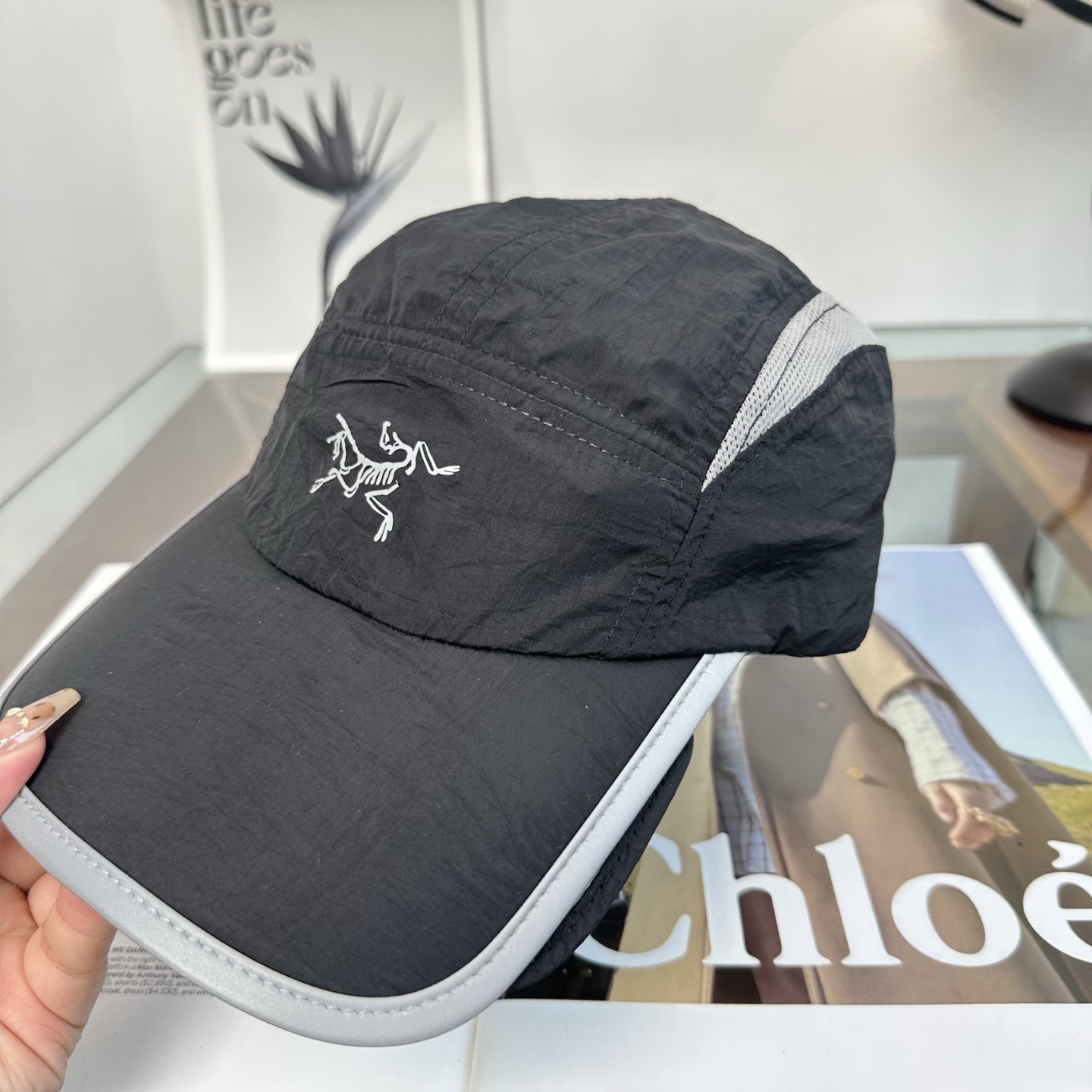 ARCTERYX SMALL BIRD HAT 始祖鸟弯檐棒球帽轻量帽子防晒帽遮阳帽情侣款SMALL B