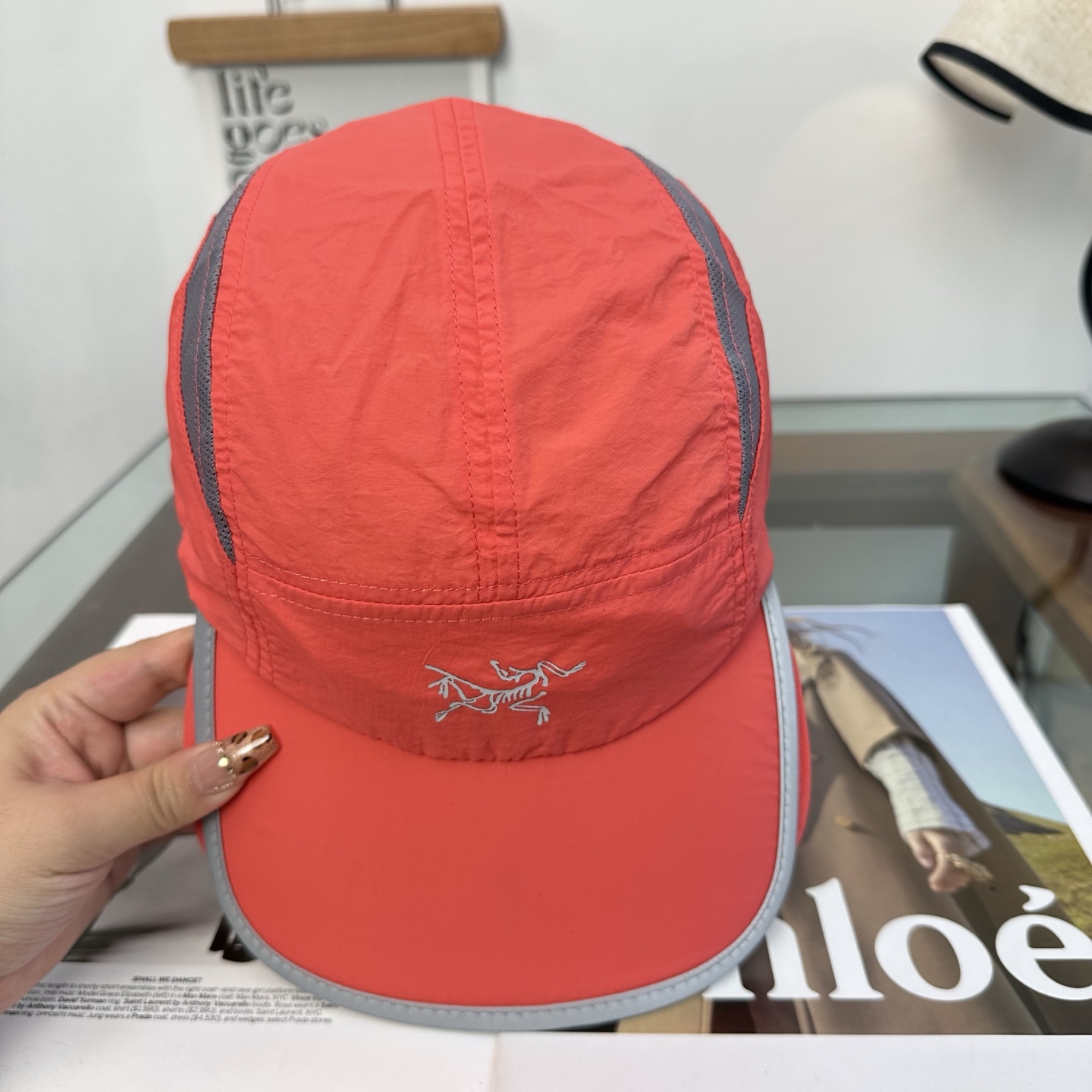 ARCTERYX SMALL BIRD HAT 始祖鸟弯檐棒球帽轻量帽子防晒帽遮阳帽情侣款SMALL B